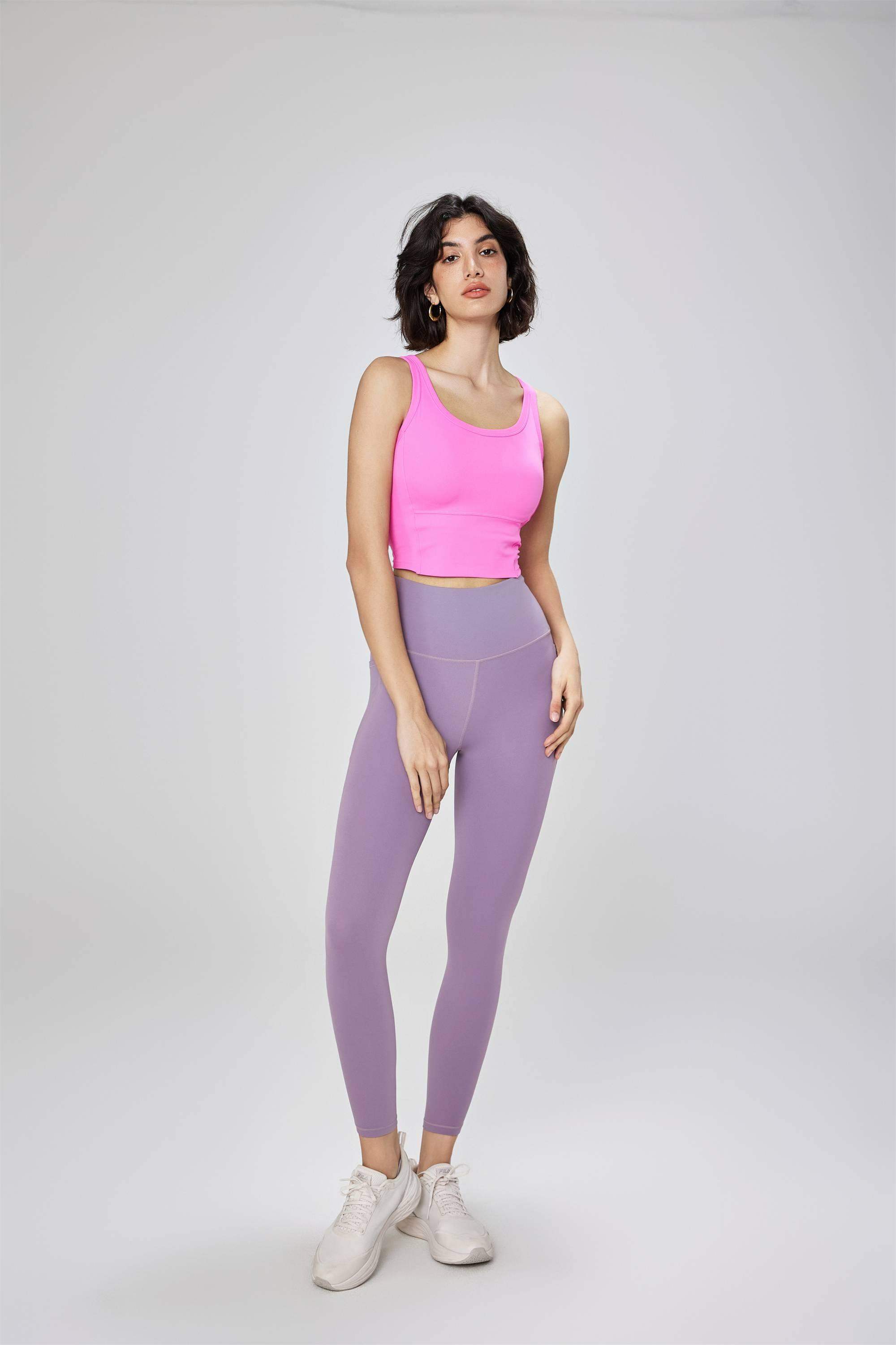 Nahtlose Yogahose mit hoher Taille