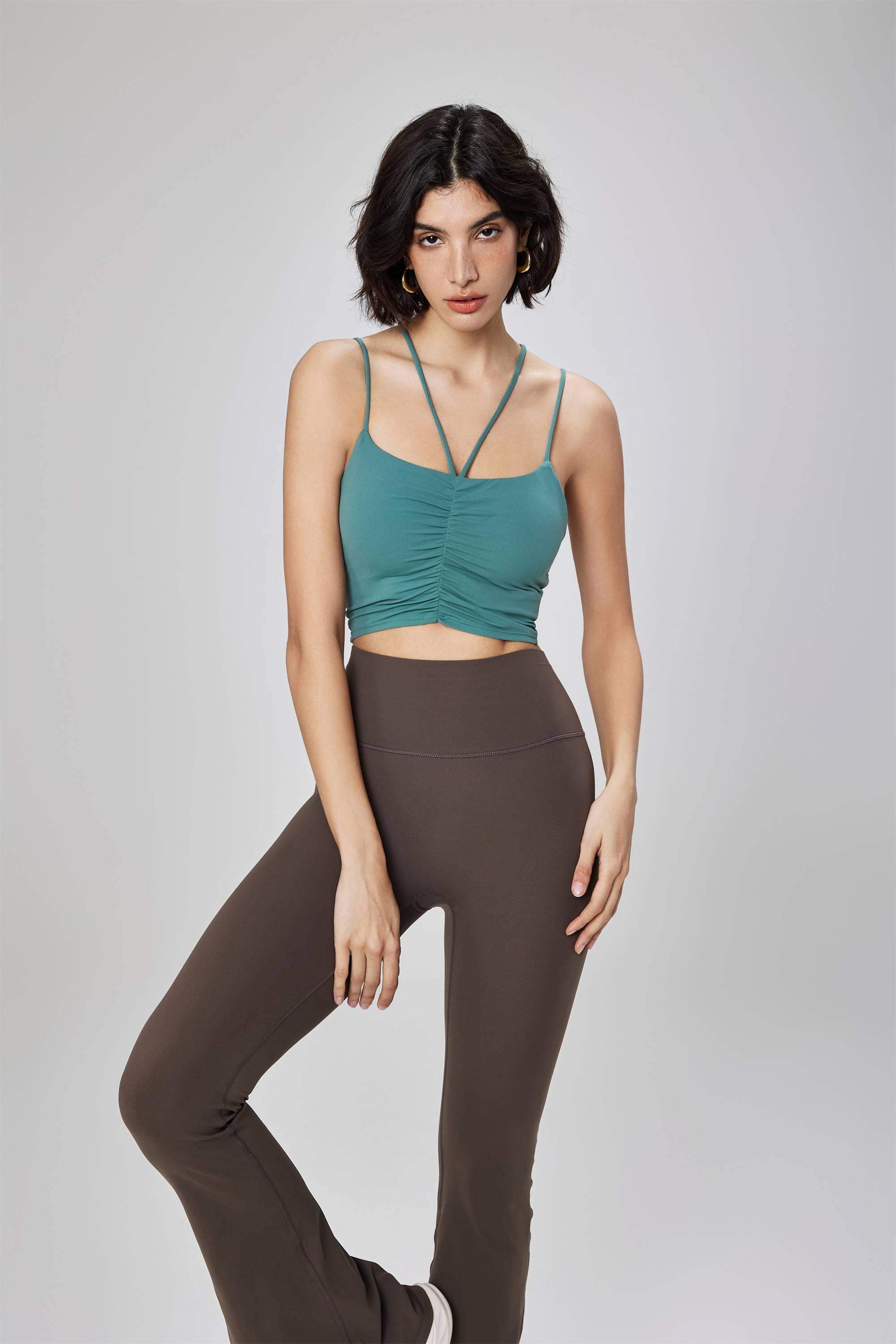 Schlagleggings mit Seitenschlitz