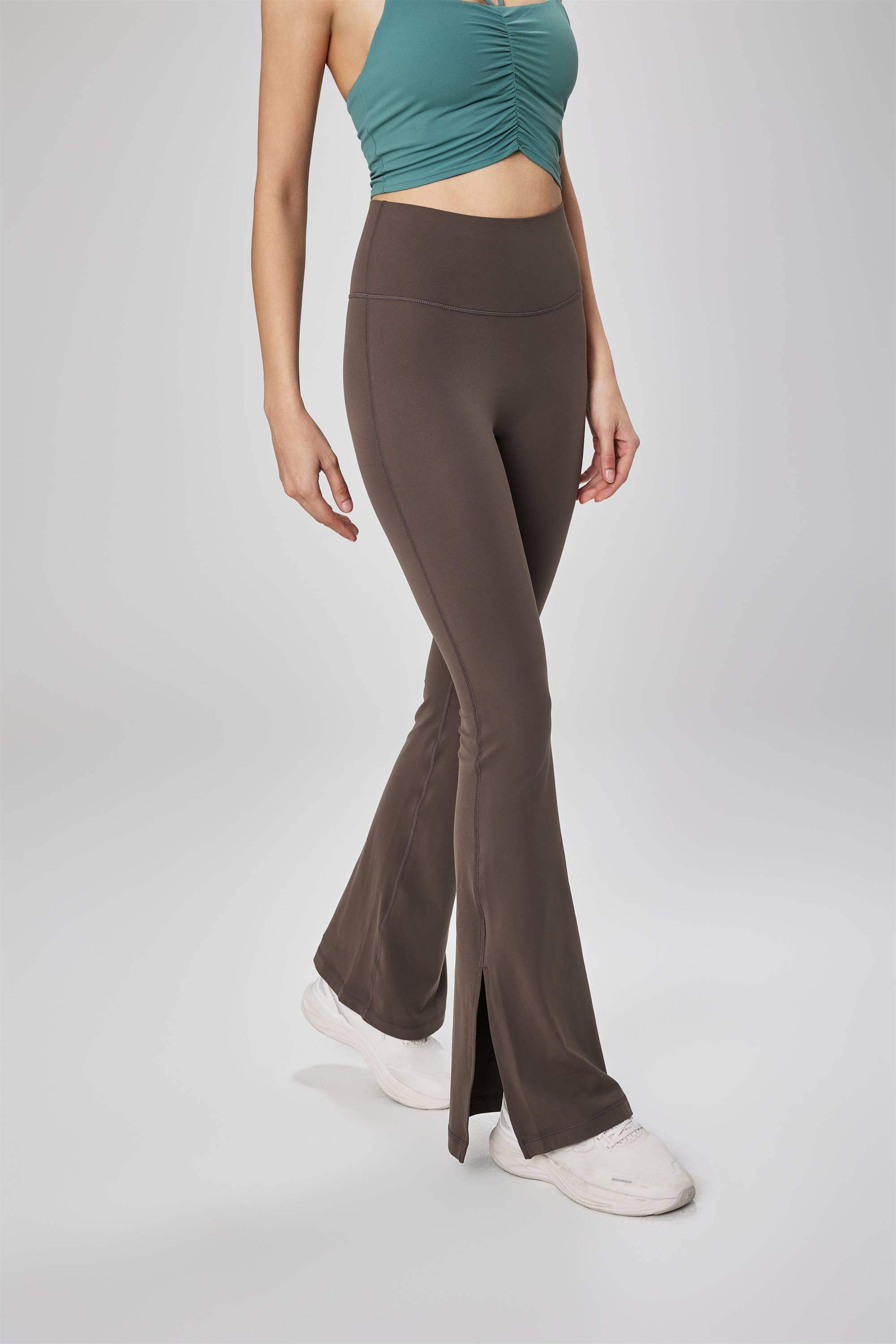 Schlagleggings mit Seitenschlitz