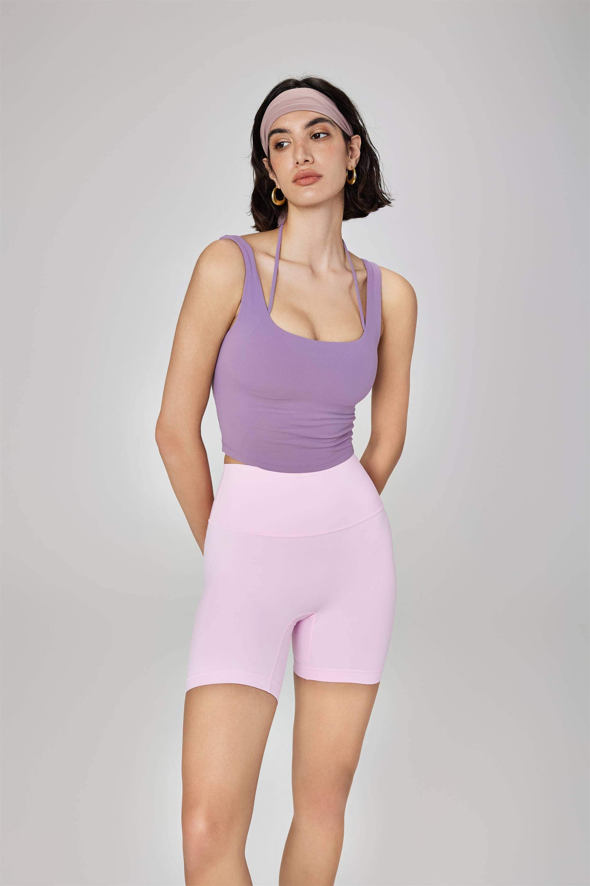 2-in-1-Lagen-Sport-BH mit integriertem Tanktop