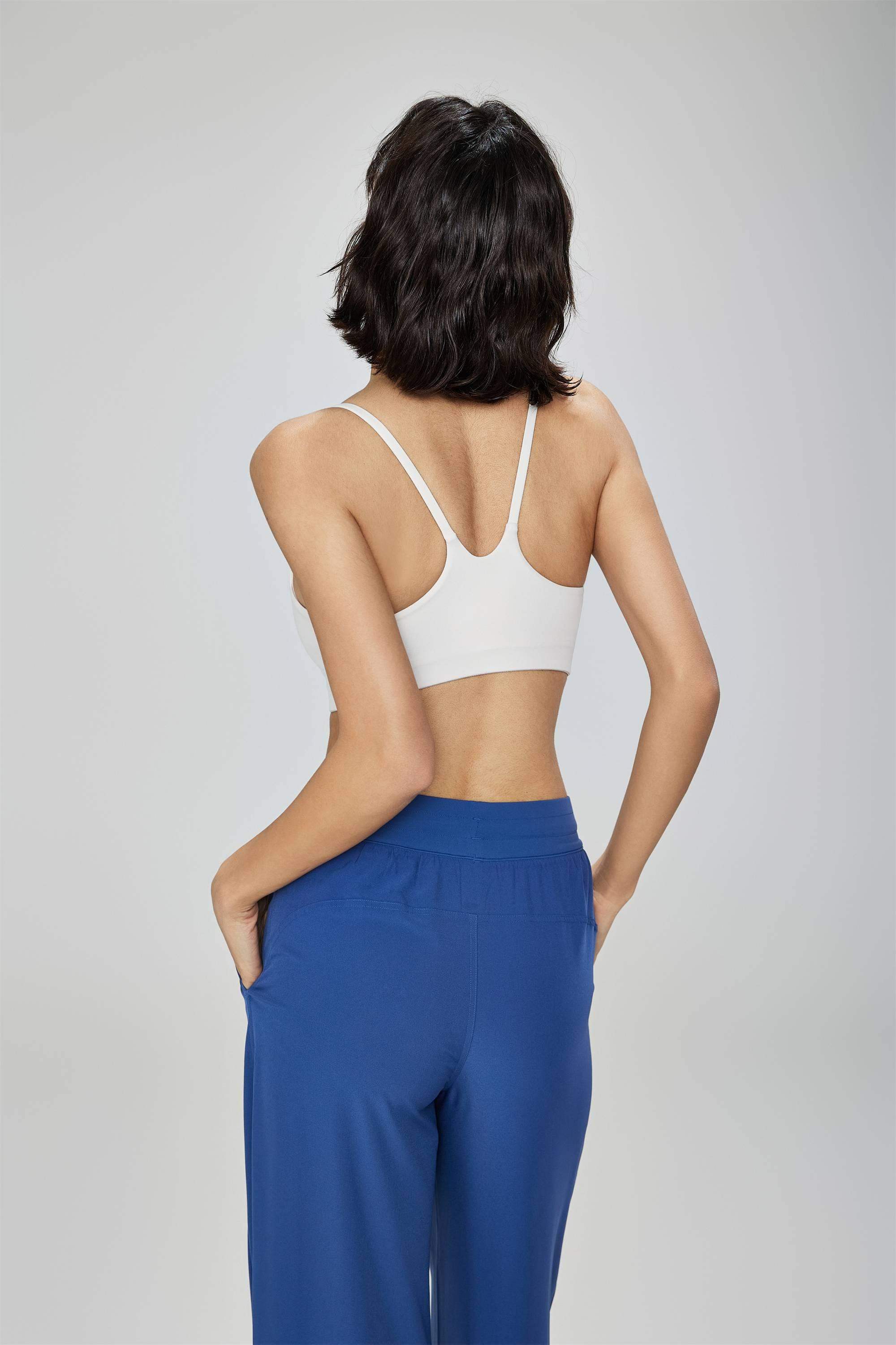 Yoga-BH mit V-Rücken und gepolsterten Cups