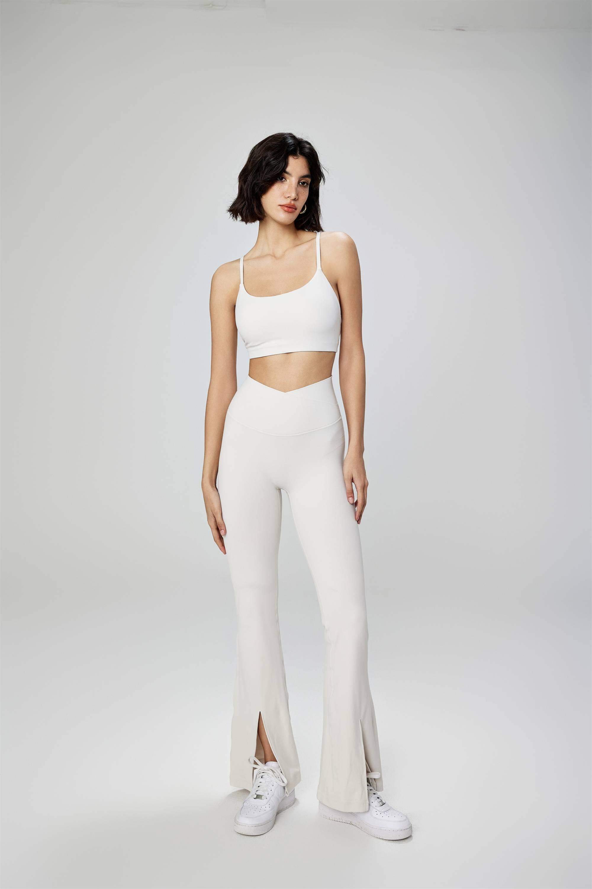 Schlagleggings mit hoher Taille