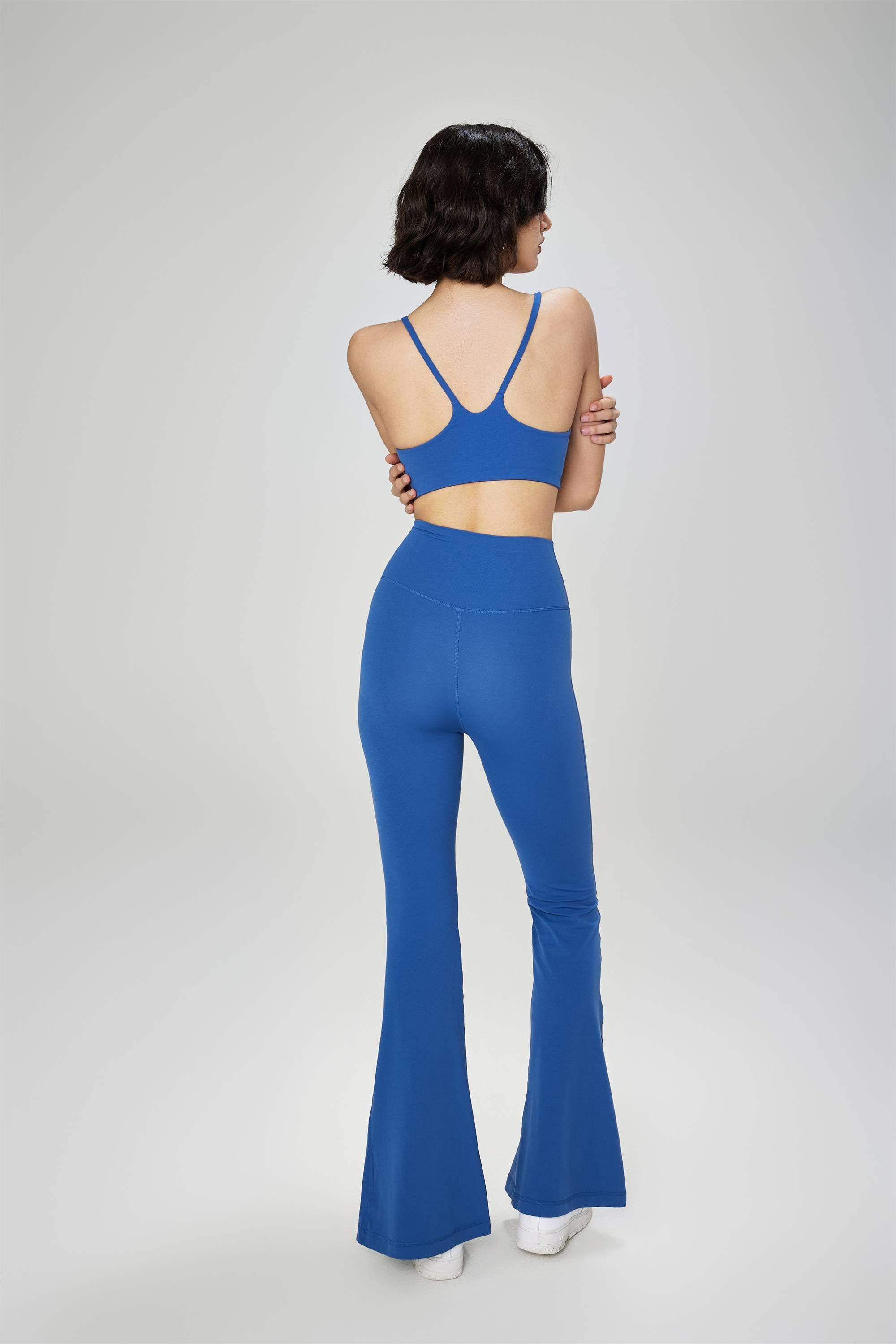 Schlagleggings mit hoher Taille