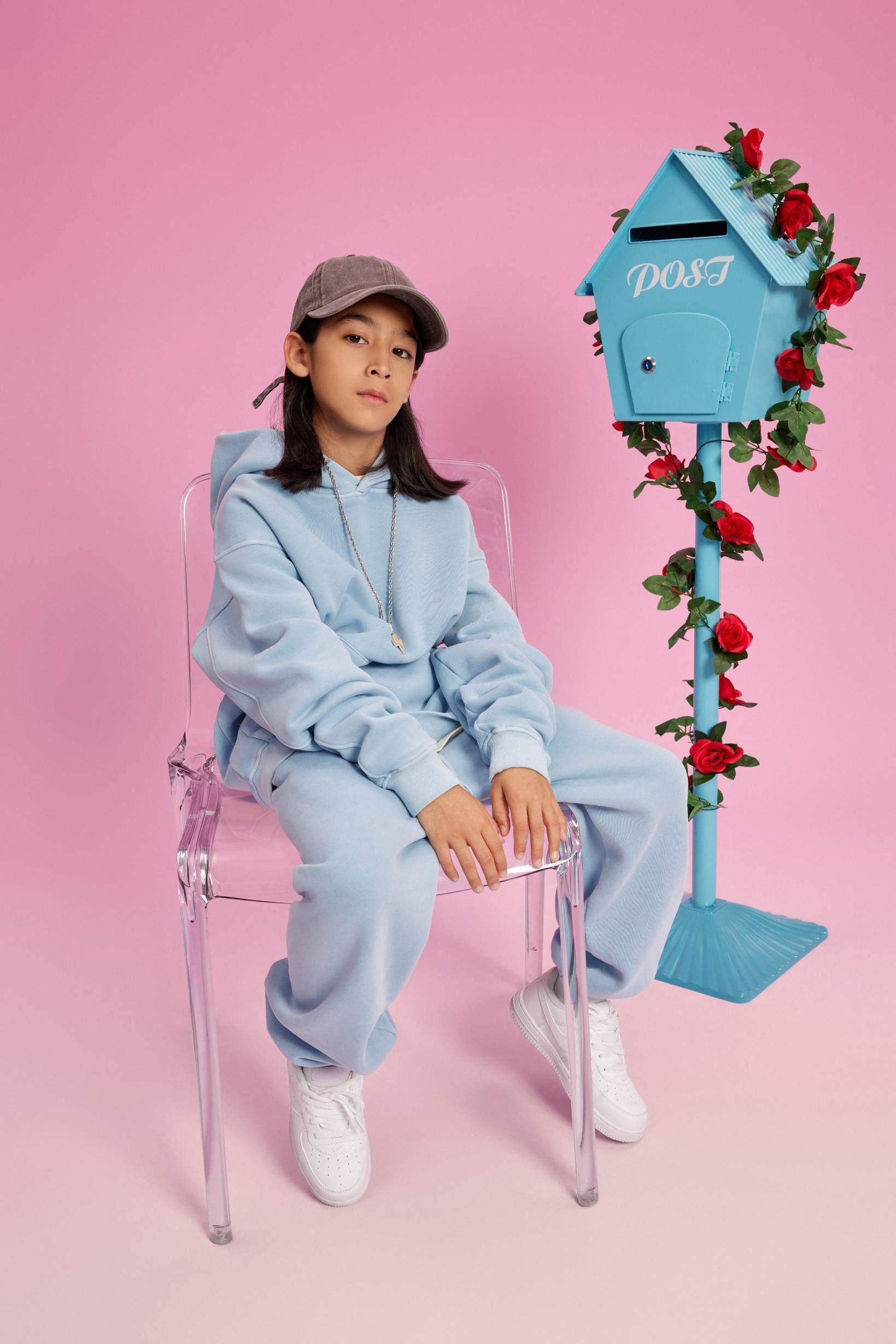 355 g Kapuzenpullover für Kinder