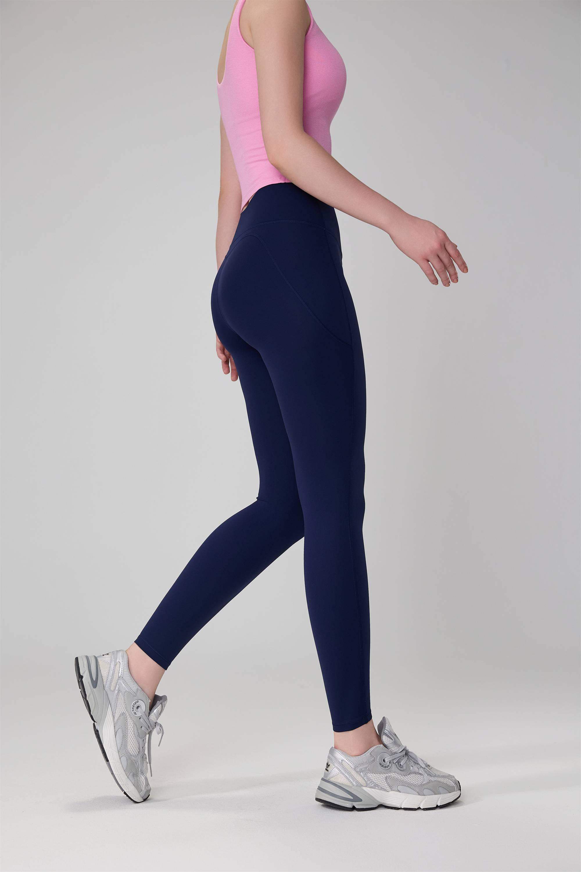 Yoga-Laufhose mit hoher Taille und Po-Lift