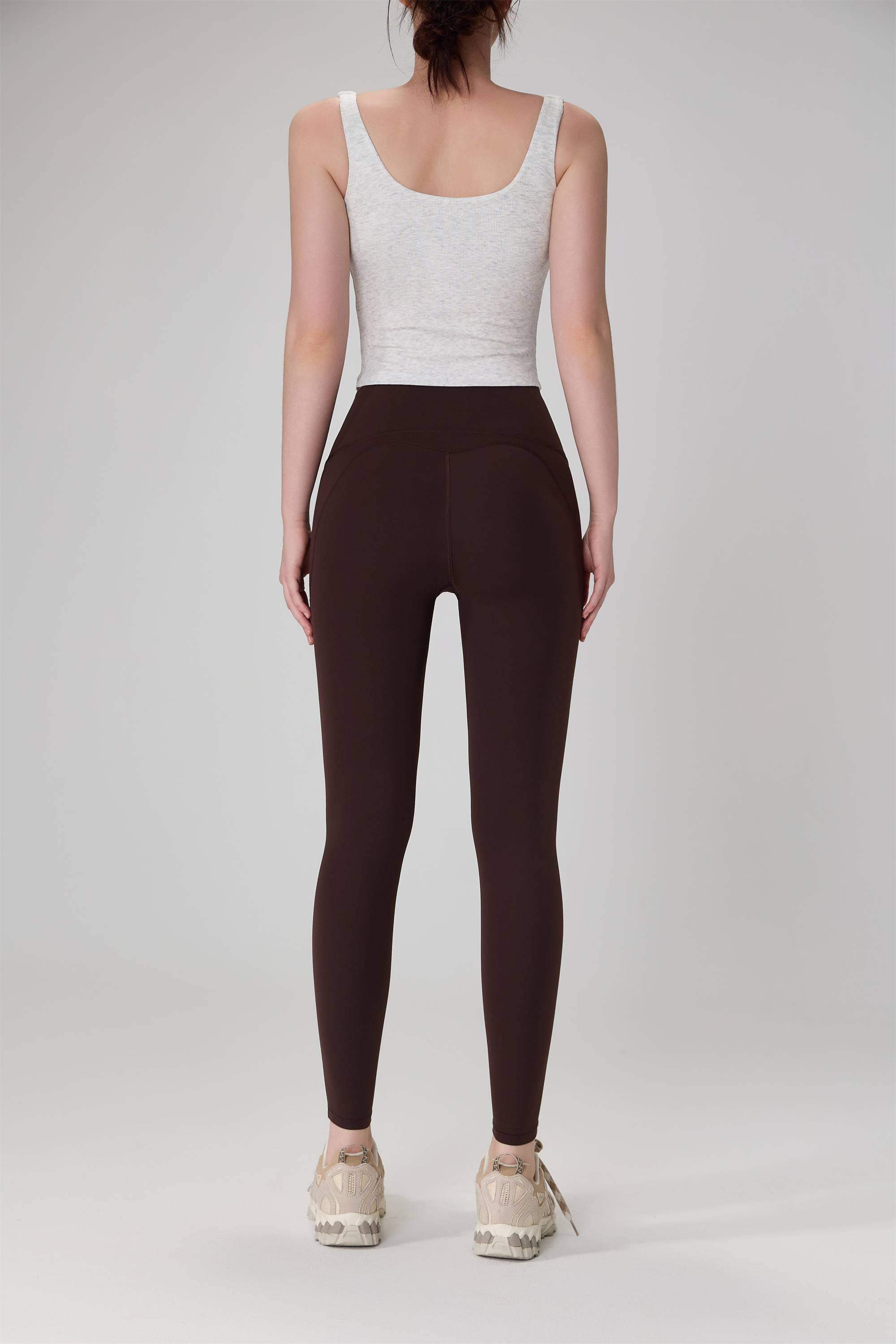 Yoga-Laufhose mit hoher Taille und Po-Lift