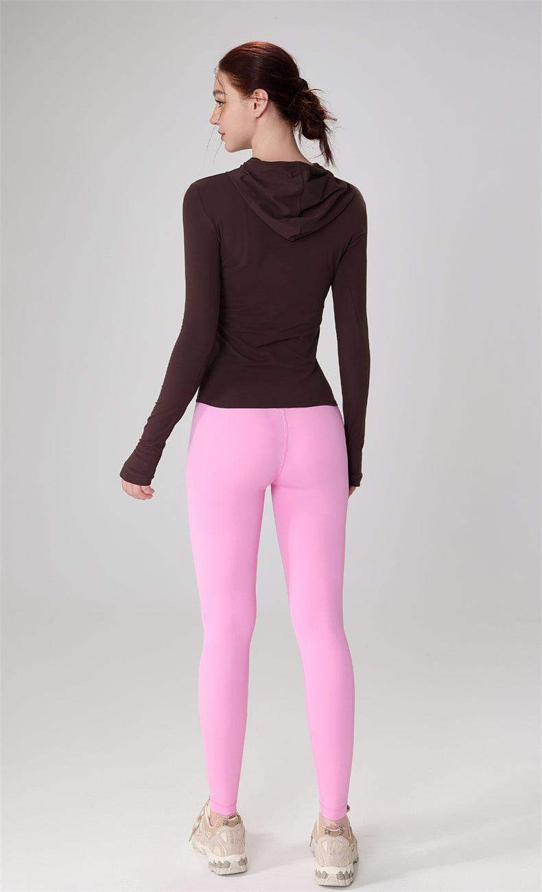 Schnelltrocknender Slim-Fit-Hoodie für Damen zum Laufen und Trainieren