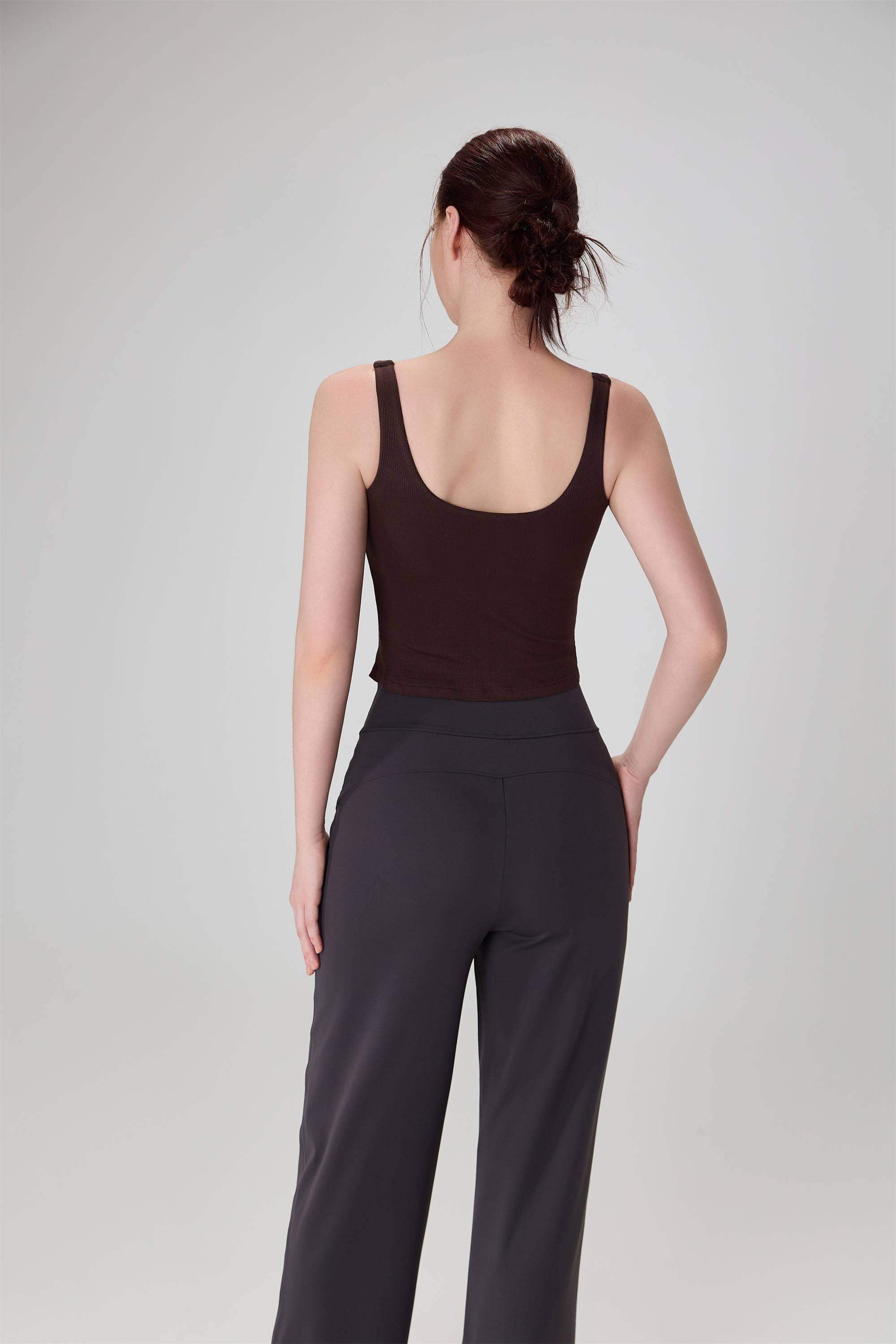 Yoga-Tanktop aus Modal mit breiten Trägern