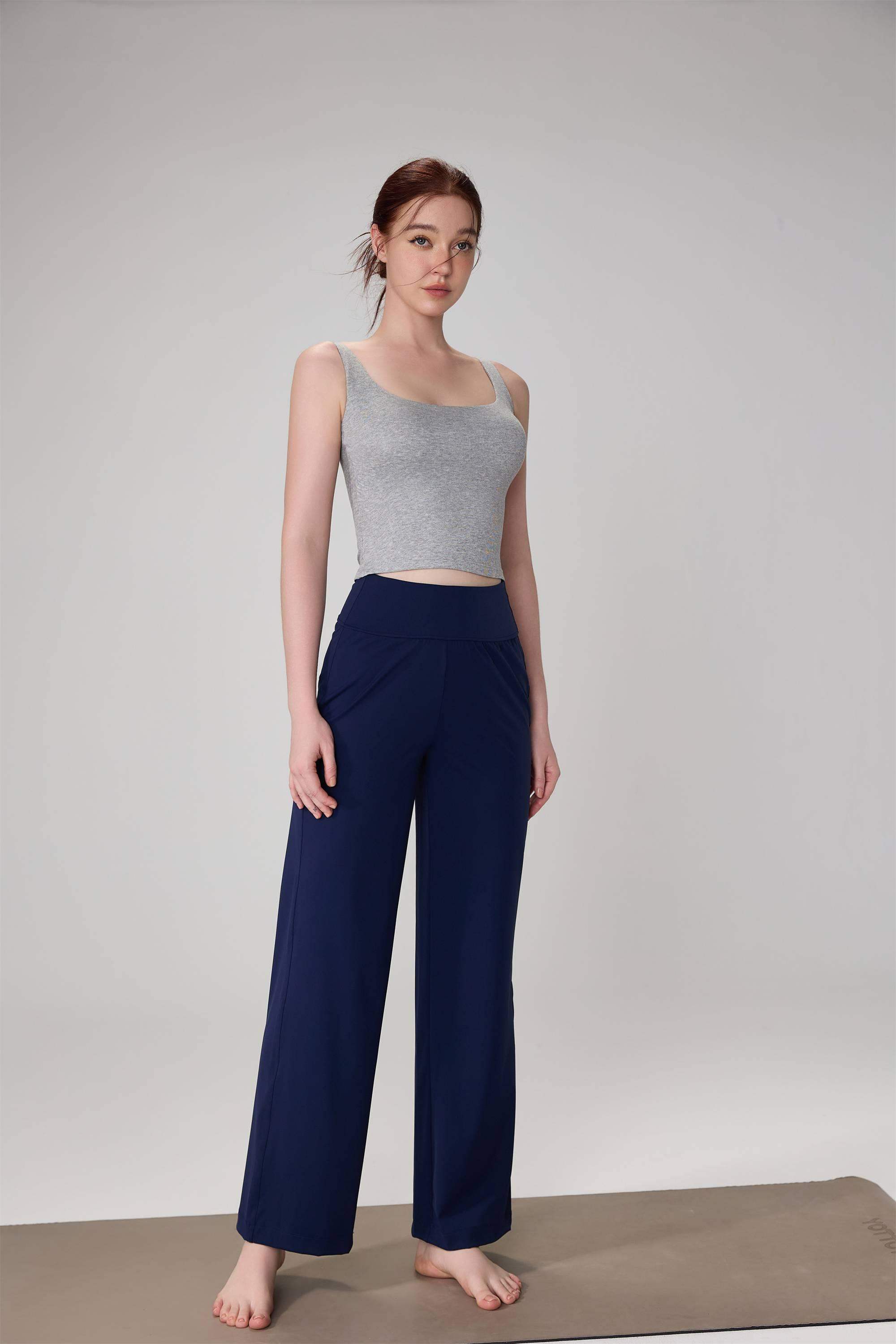 Outdoor-Laufhose mit geradem Bein und weitem Bein für Damen