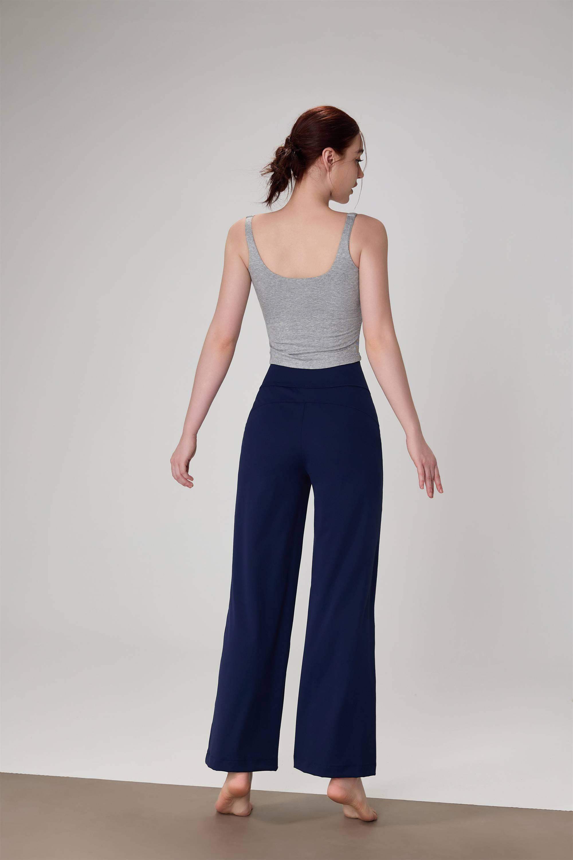 Outdoor-Laufhose mit geradem Bein und weitem Bein für Damen