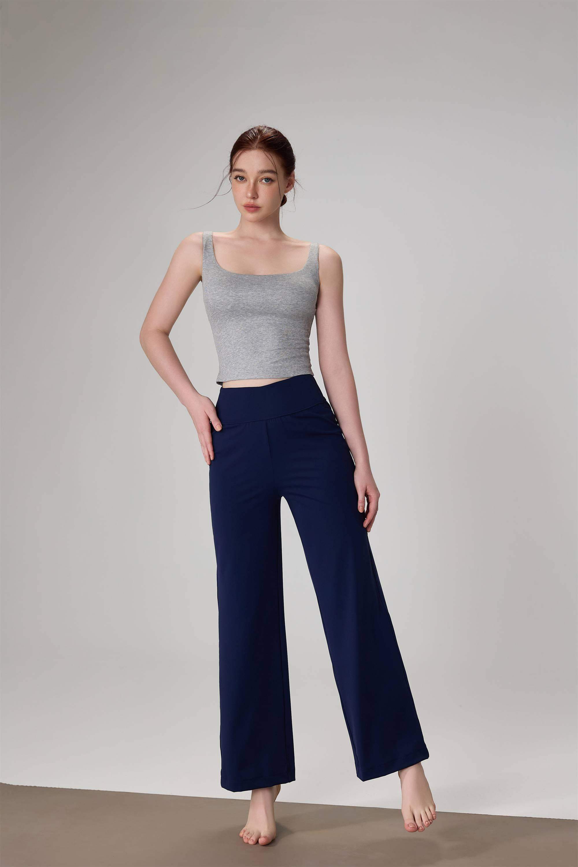 Outdoor-Laufhose mit geradem Bein und weitem Bein für Damen