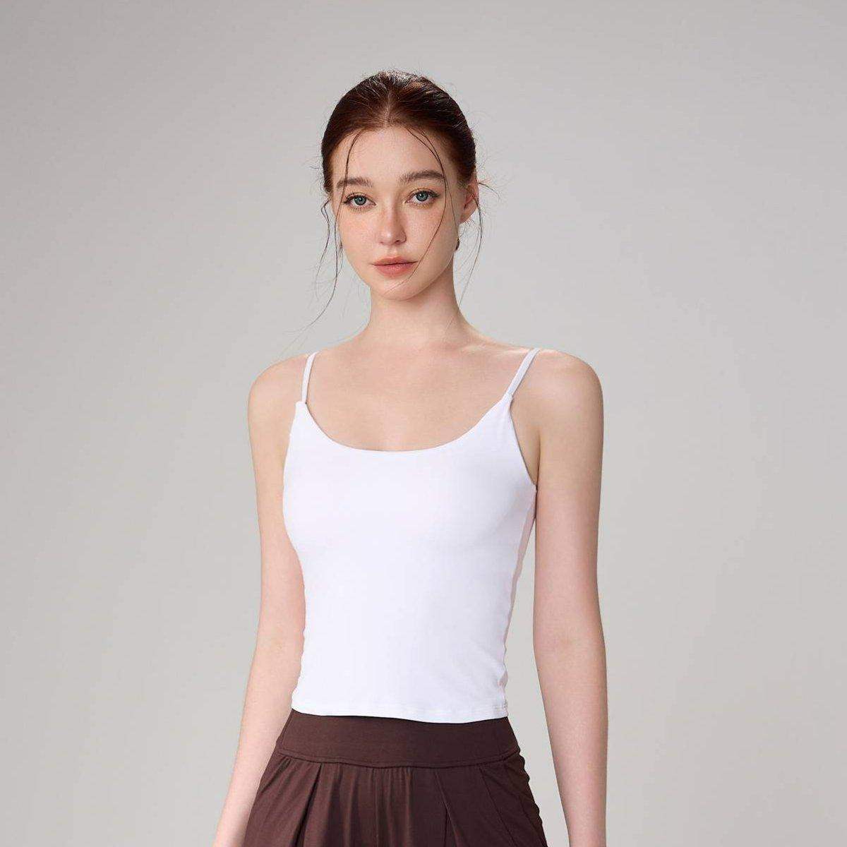 Enganliegendes Yoga-Tanktop mit hoher Elastizität für Damen