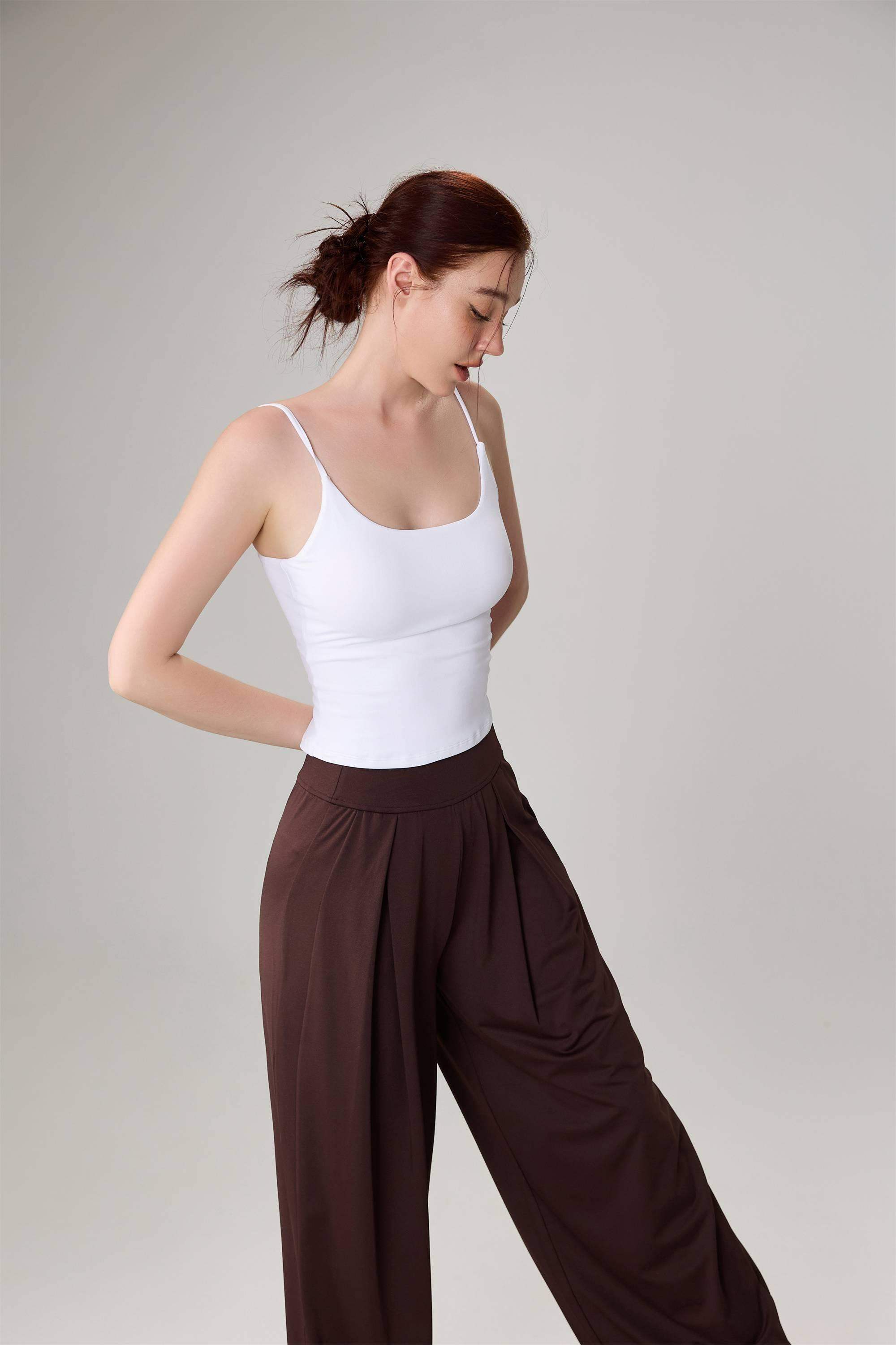 Enganliegendes Yoga-Tanktop mit hoher Elastizität für Damen