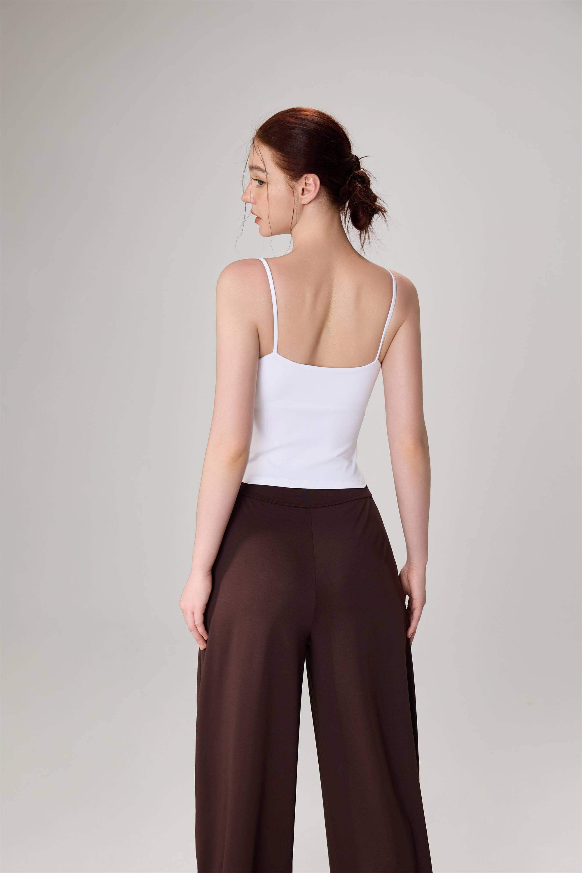 Enganliegendes Yoga-Tanktop mit hoher Elastizität für Damen