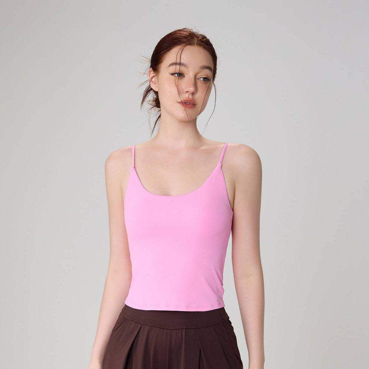 Enganliegendes Yoga-Tanktop mit hoher Elastizität für Damen