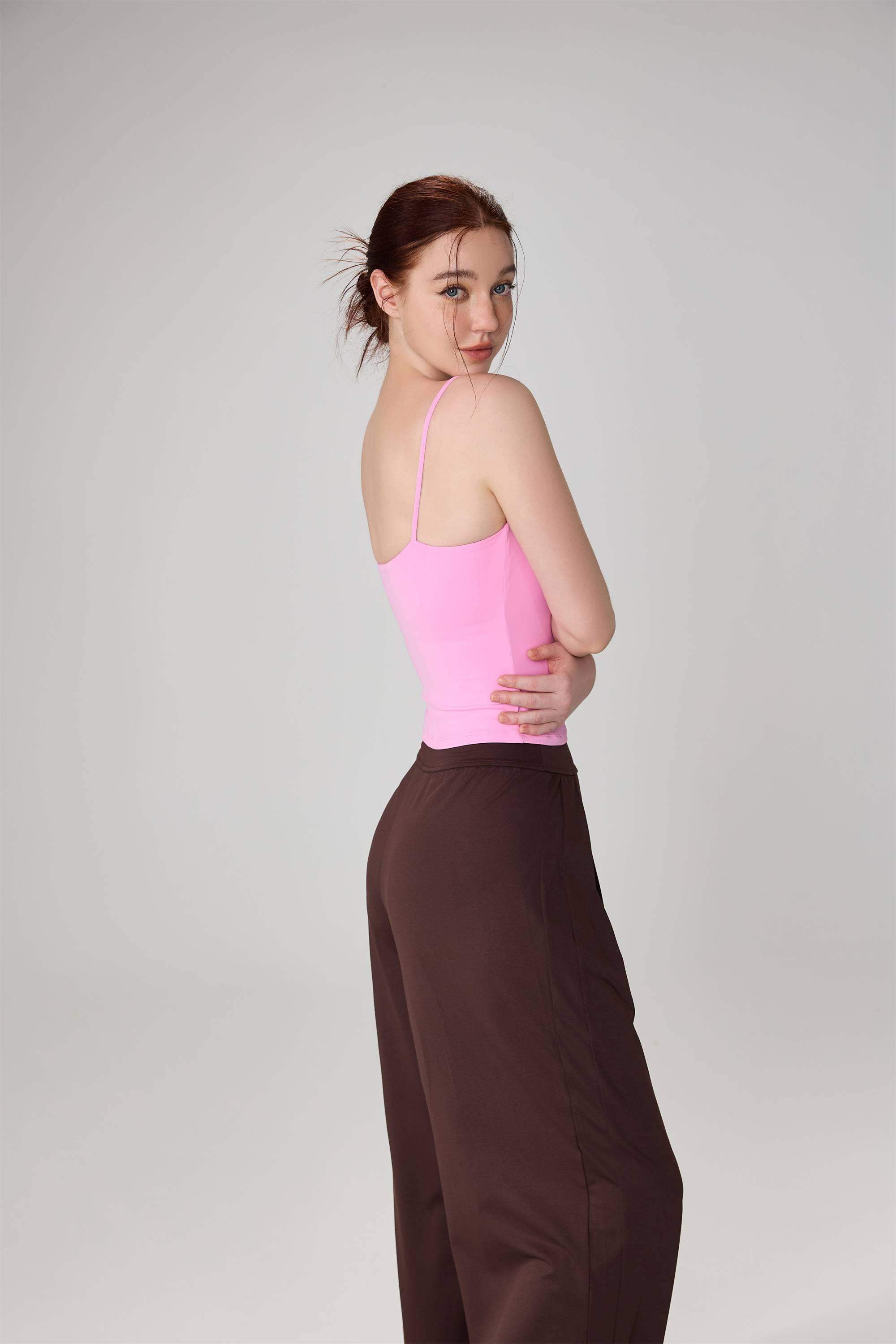 Enganliegendes Yoga-Tanktop mit hoher Elastizität für Damen