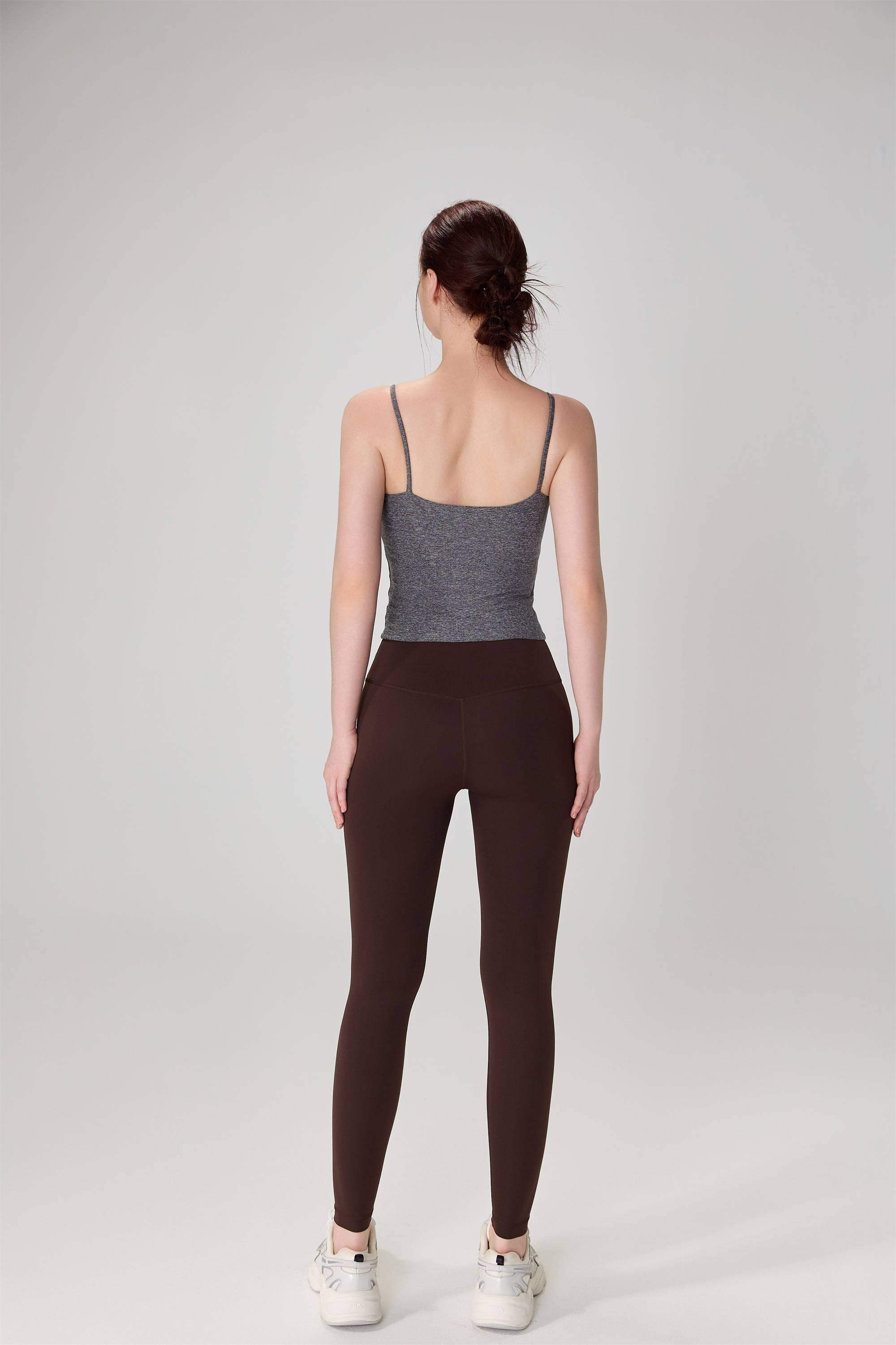 Enganliegendes Yoga-Tanktop mit hoher Elastizität für Damen