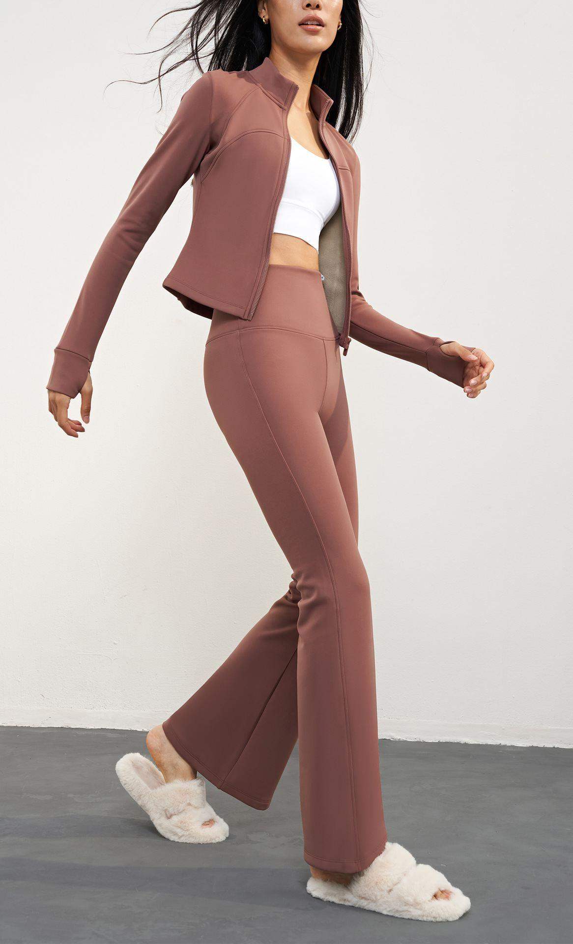 Dicke, warme Sportjacke aus Fleece