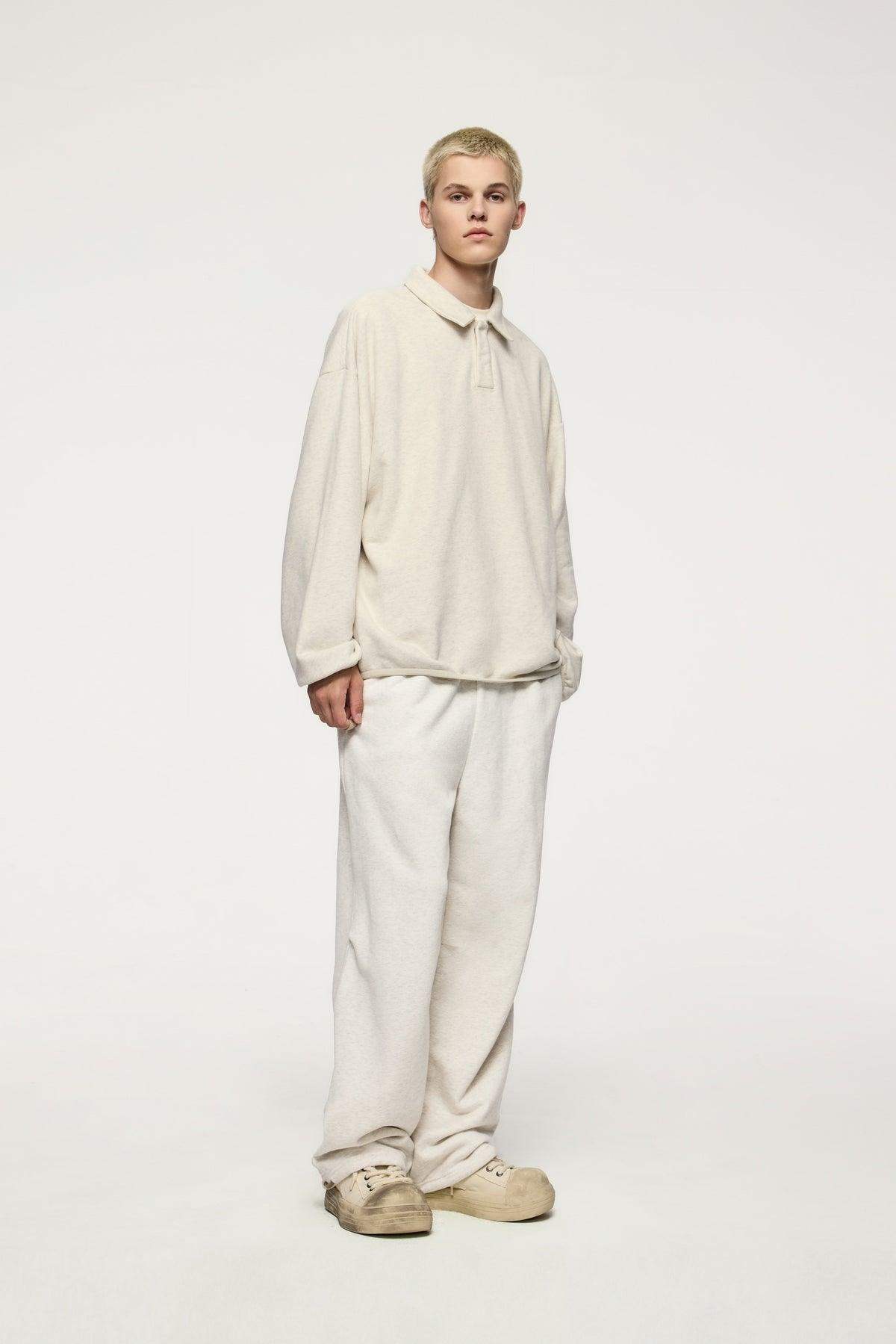 Fleece-Jogginghose mit geradem Bein