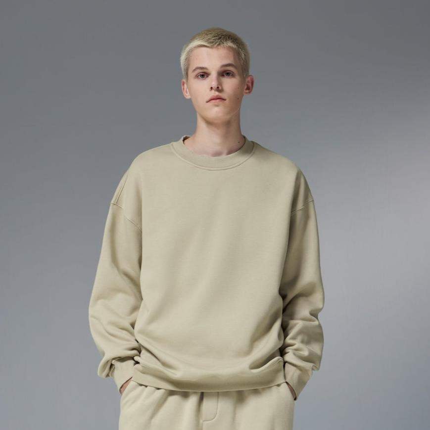 Sweatshirt mit Rundhalsausschnitt und Flammen-Fleece