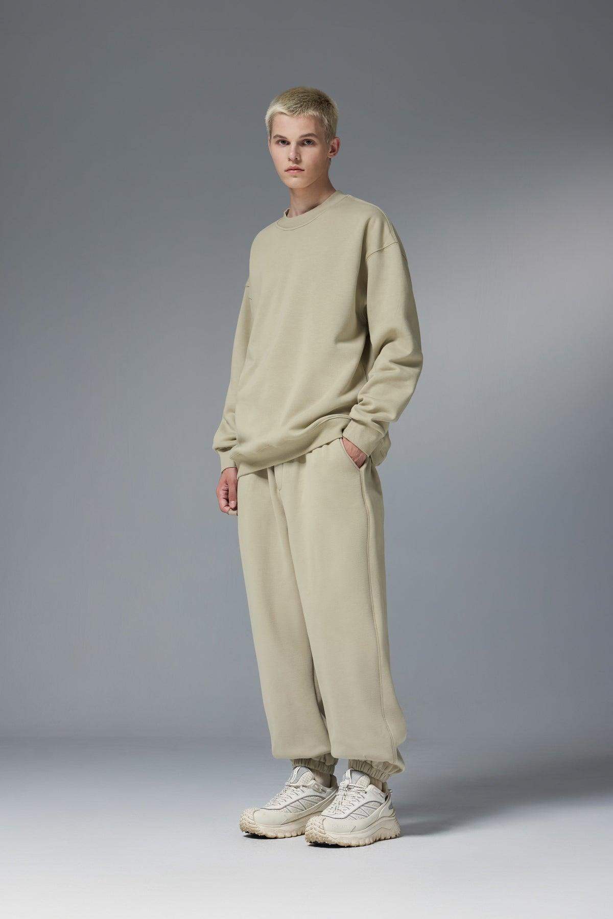 Sweatshirt mit Rundhalsausschnitt und Flammen-Fleece