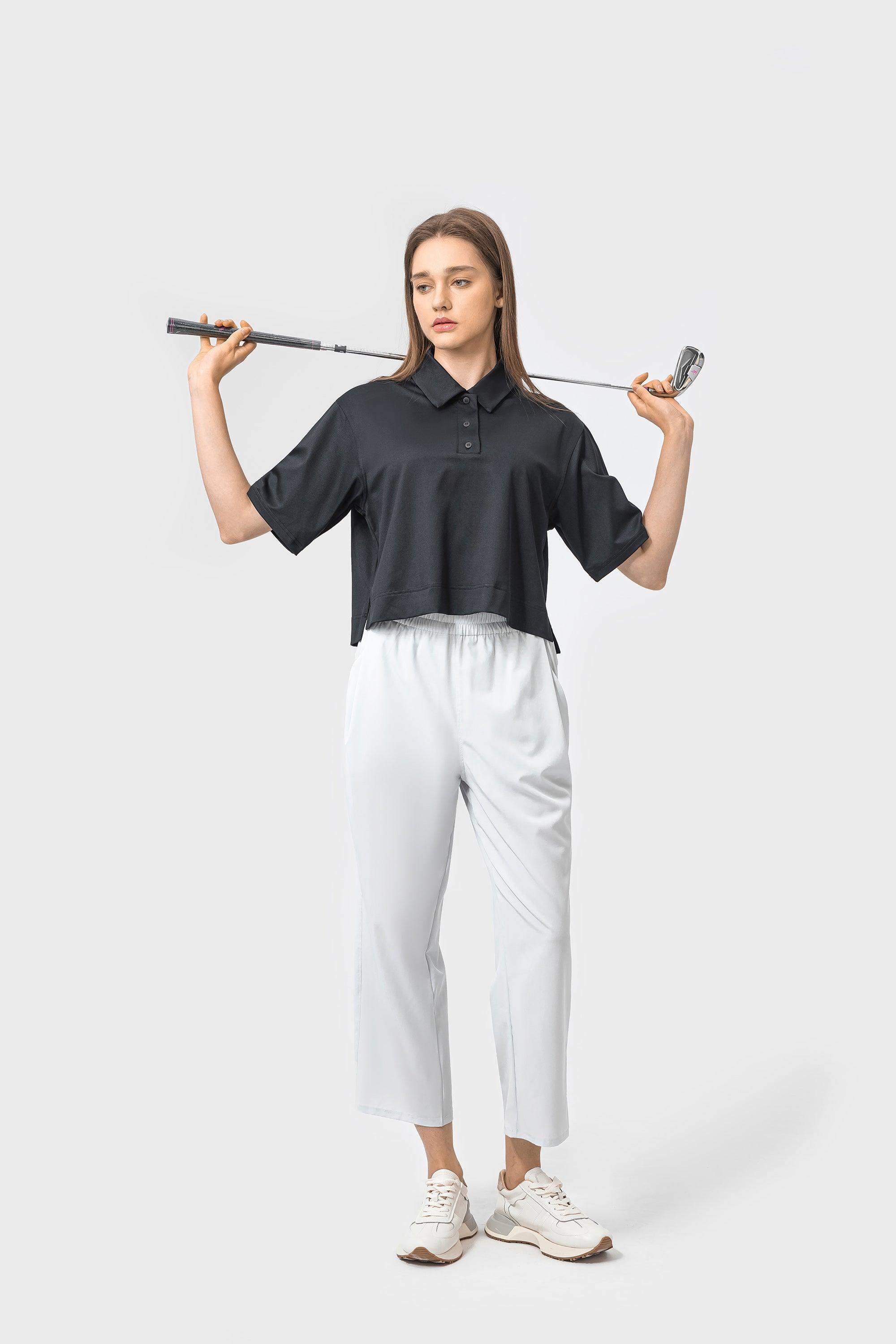 Schnelltrocknendes, atmungsaktives Poloshirt mit lockerer Passform