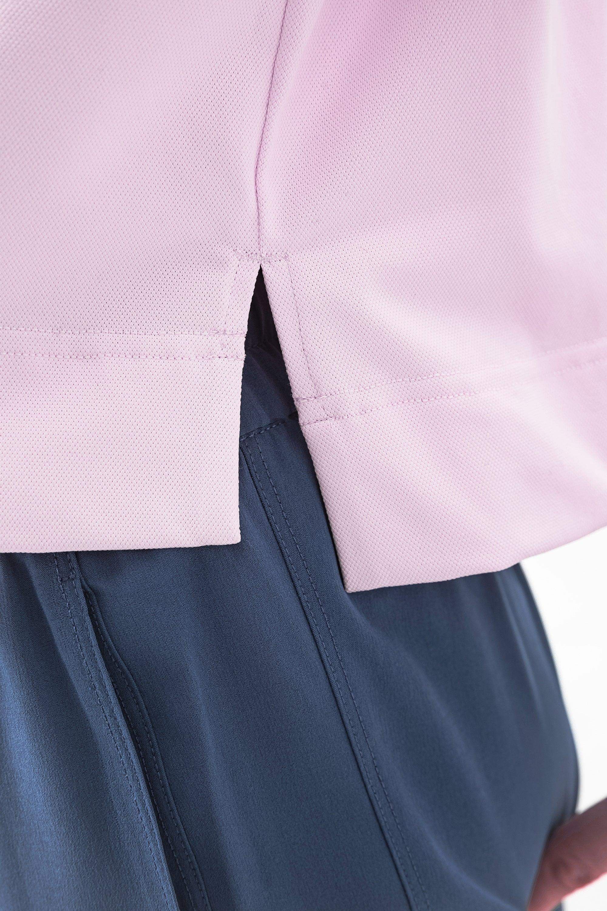 Schnelltrocknendes, atmungsaktives Poloshirt mit lockerer Passform