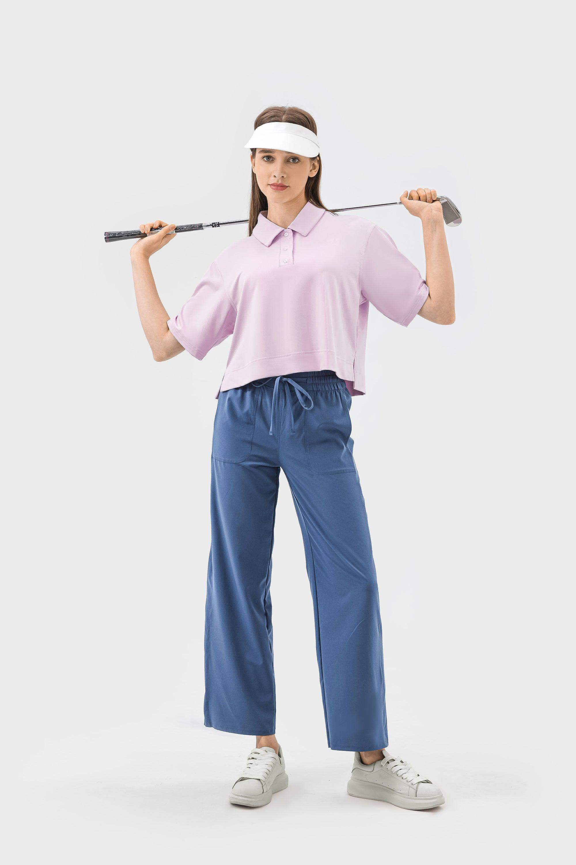 Schnelltrocknendes, atmungsaktives Poloshirt mit lockerer Passform