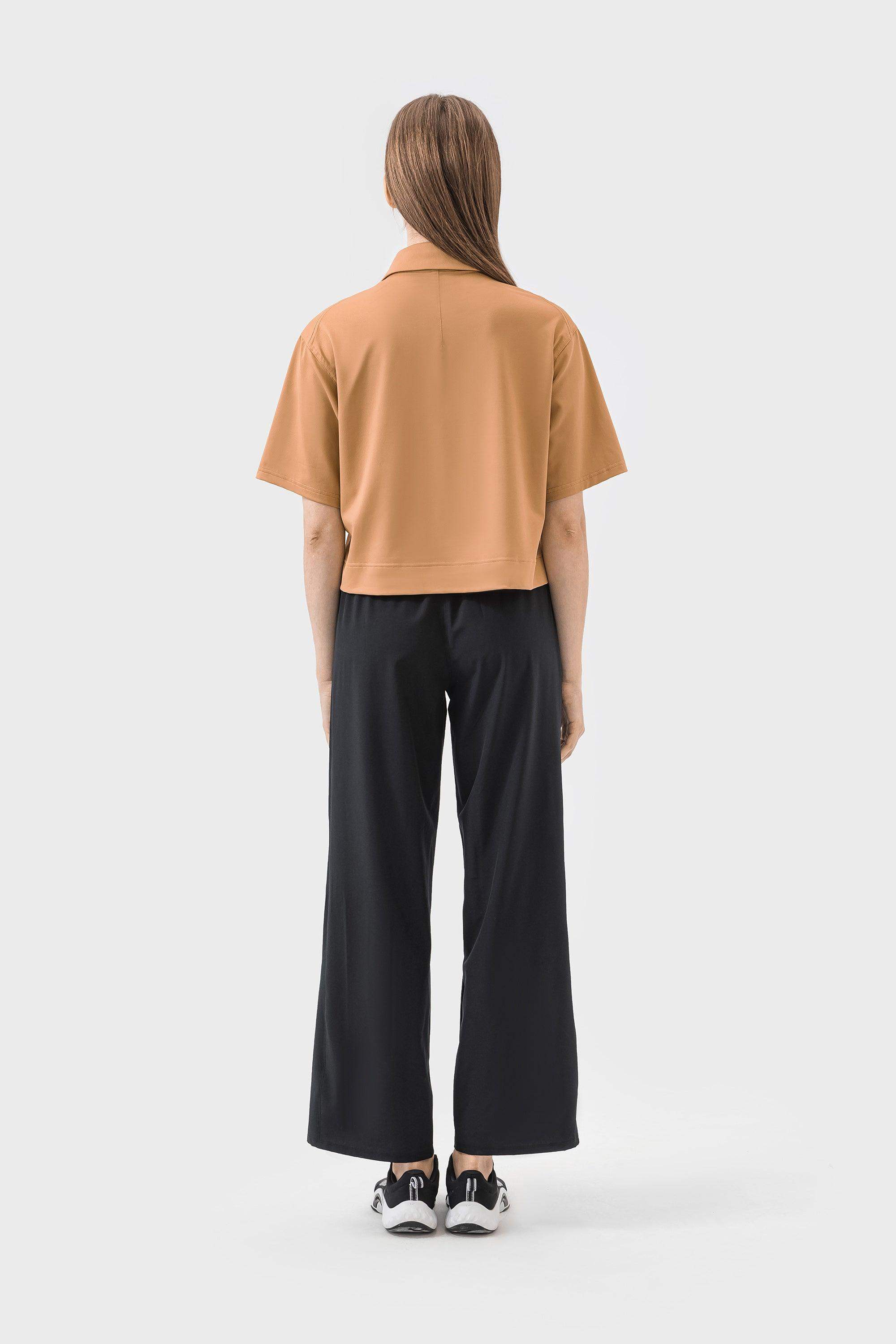 Schnelltrocknendes, atmungsaktives Poloshirt mit lockerer Passform