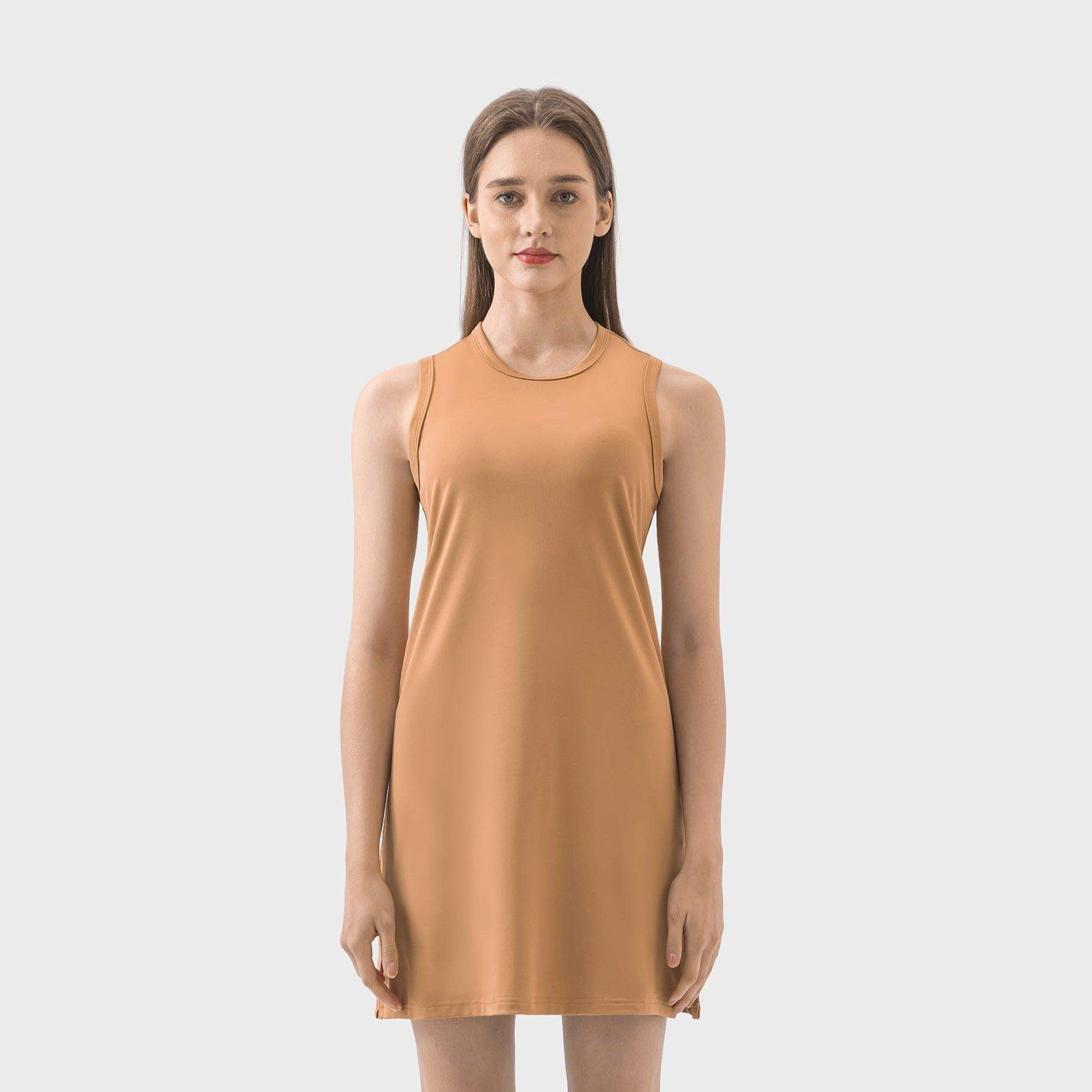 Leichtes, atmungsaktives, ärmelloses Kleid