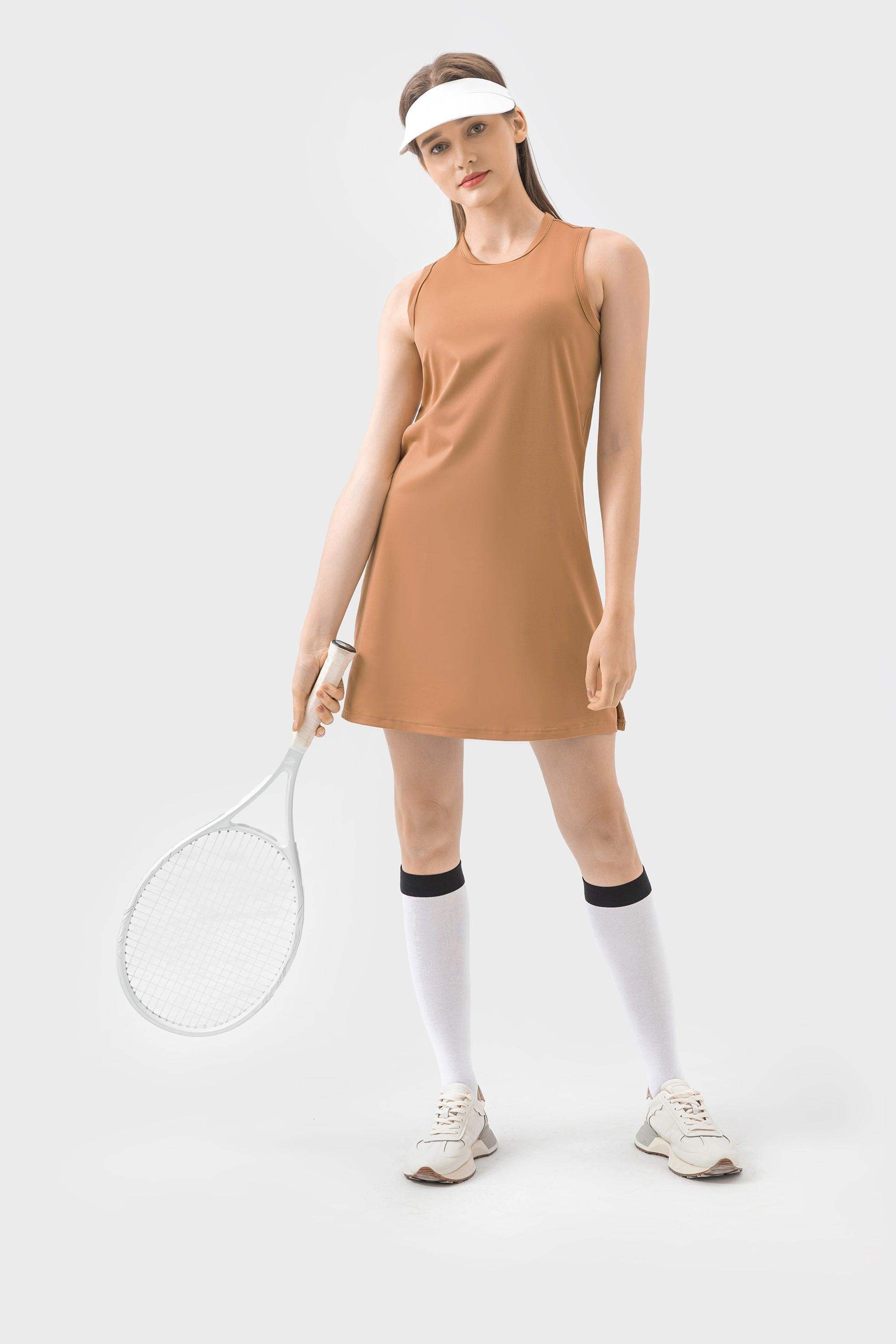 Leichtes, atmungsaktives, ärmelloses Kleid