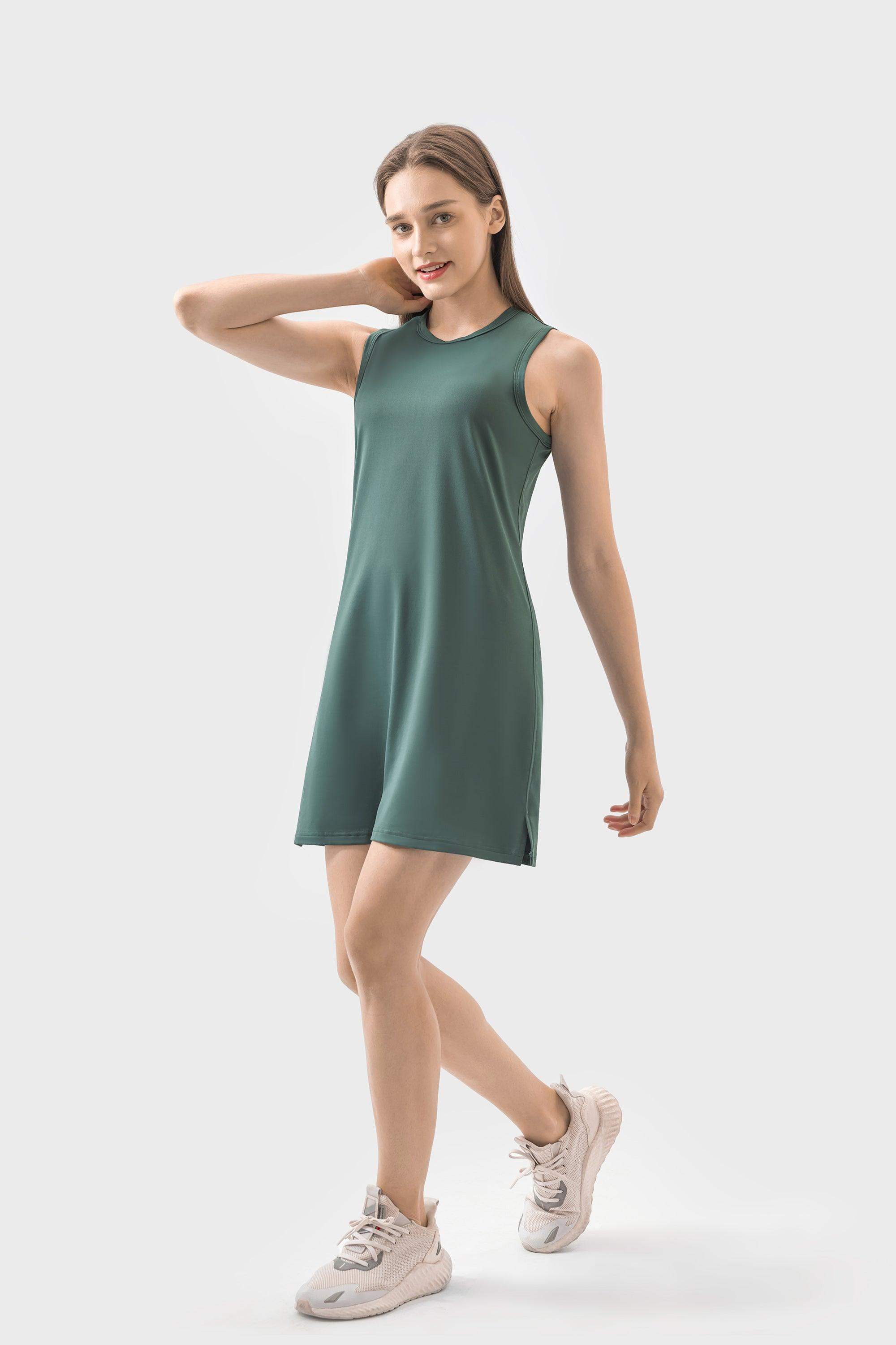 Leichtes, atmungsaktives, ärmelloses Kleid