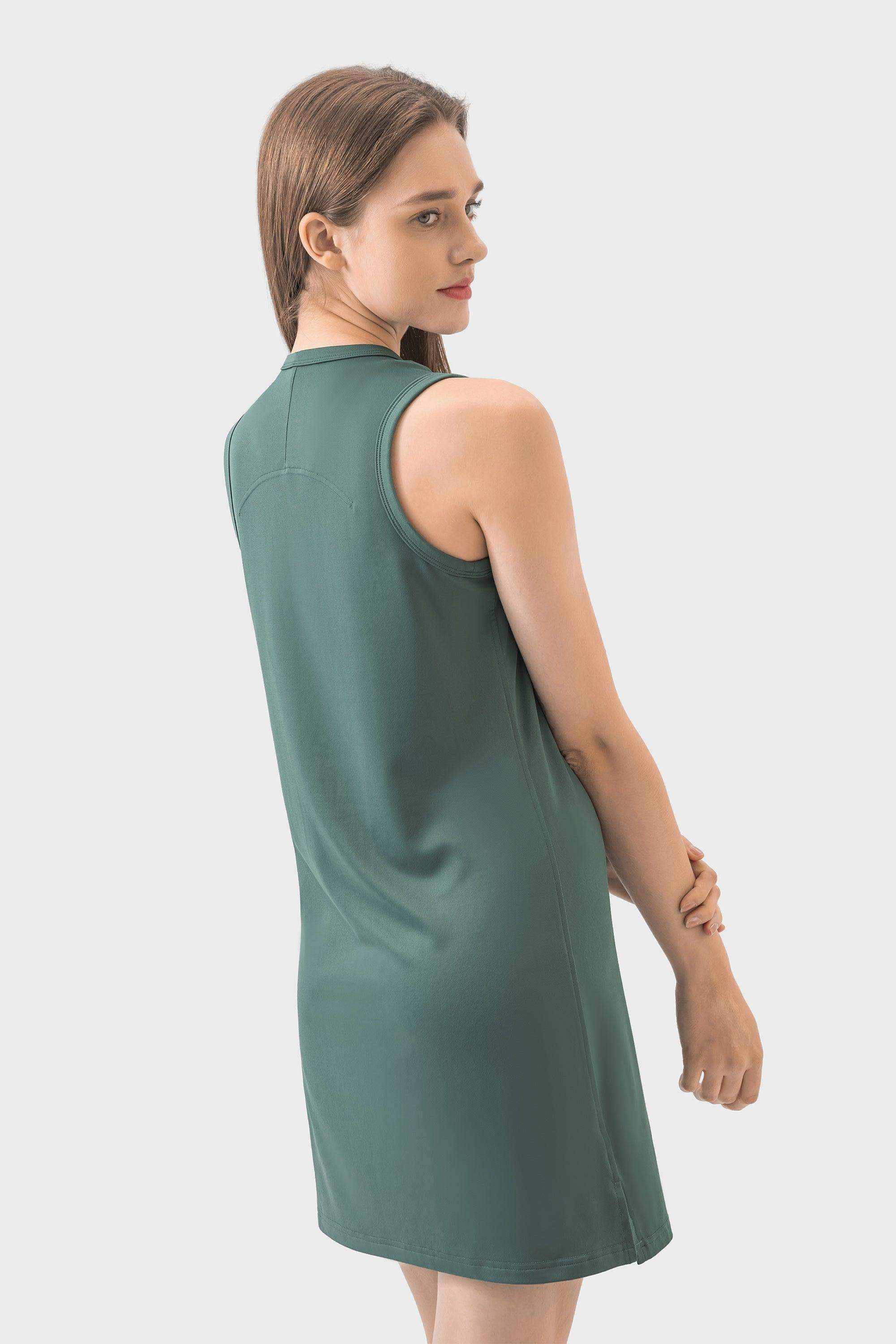 Leichtes, atmungsaktives, ärmelloses Kleid