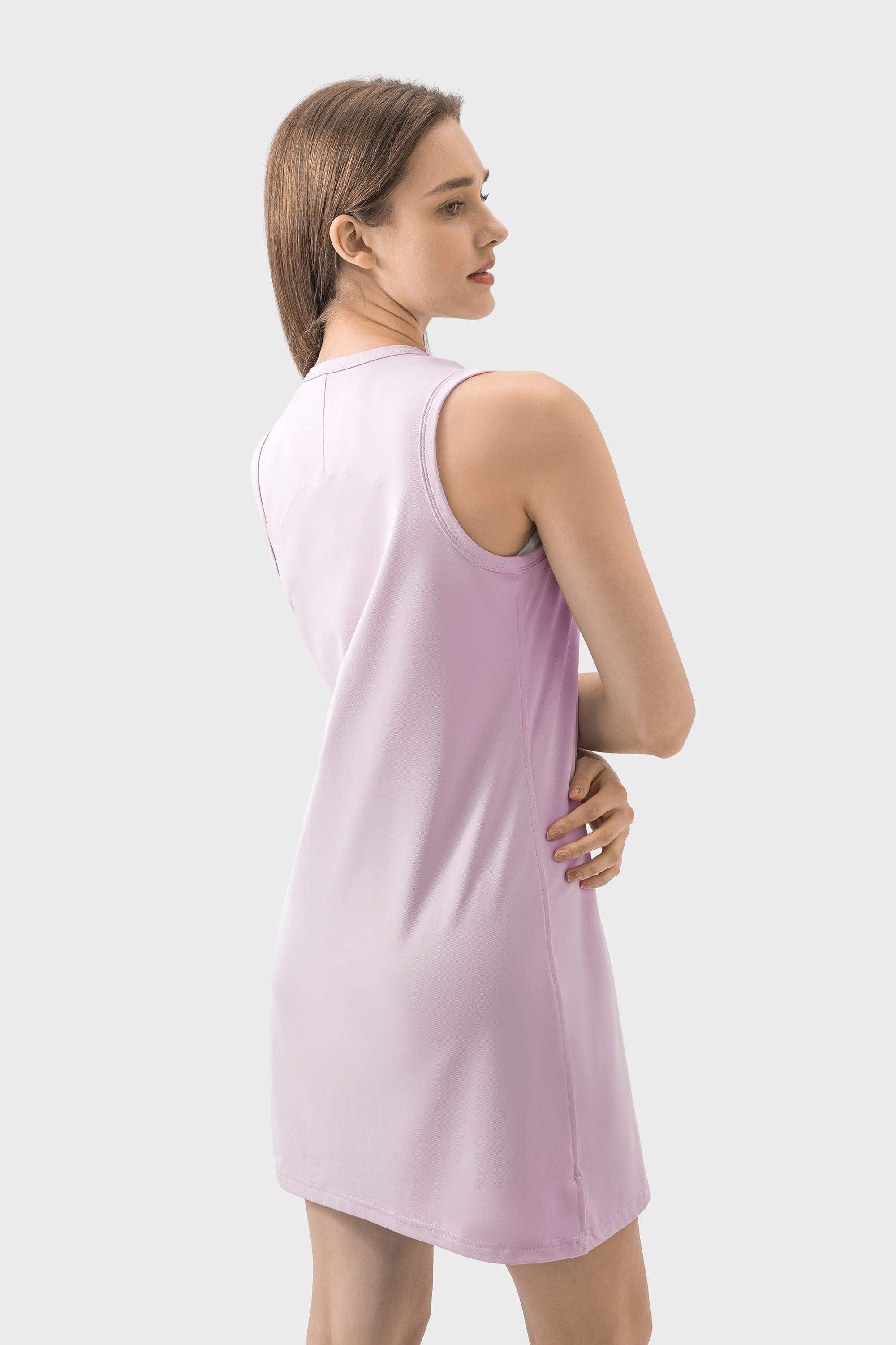 Leichtes, atmungsaktives, ärmelloses Kleid