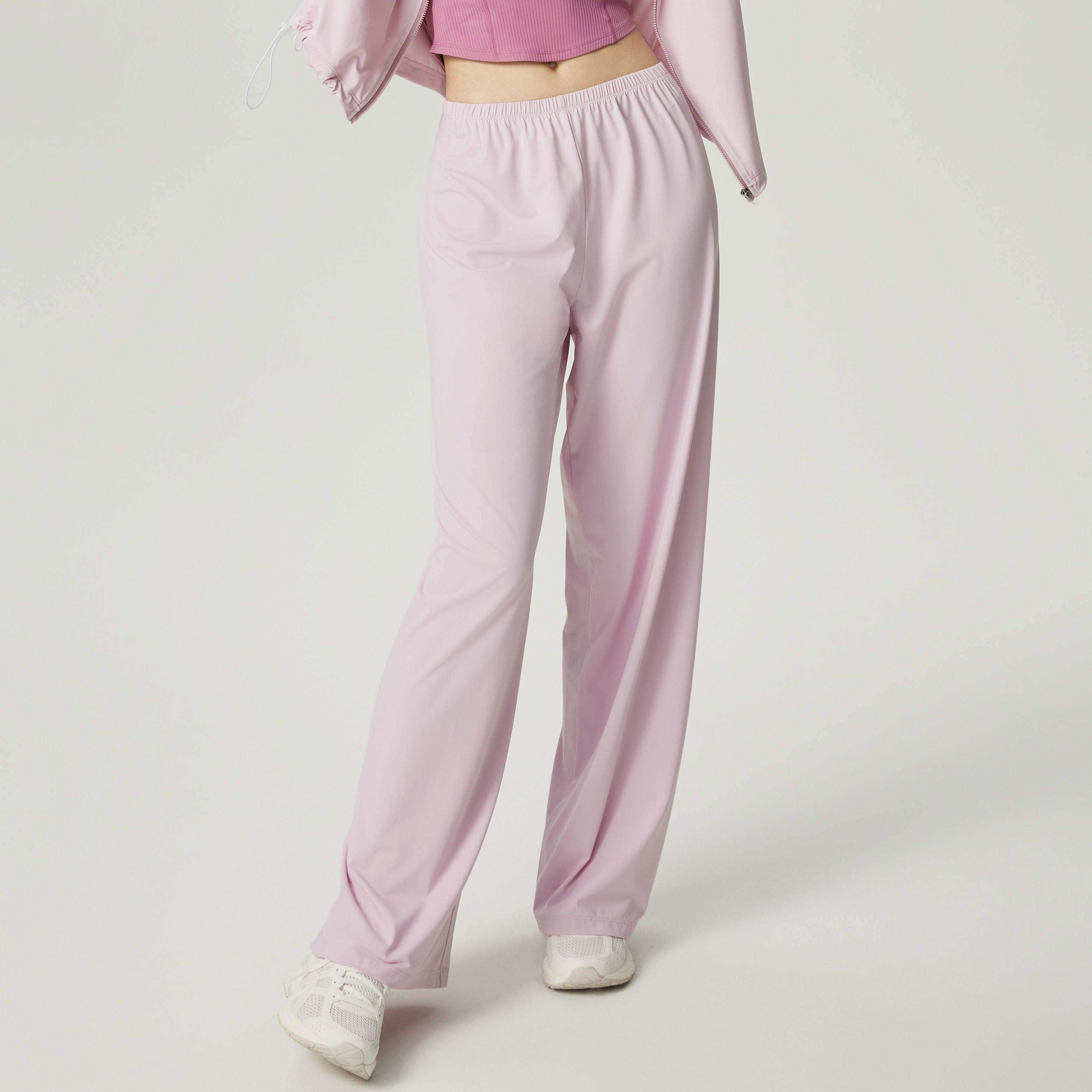 Hose mit hoher Taille und weitem Bein