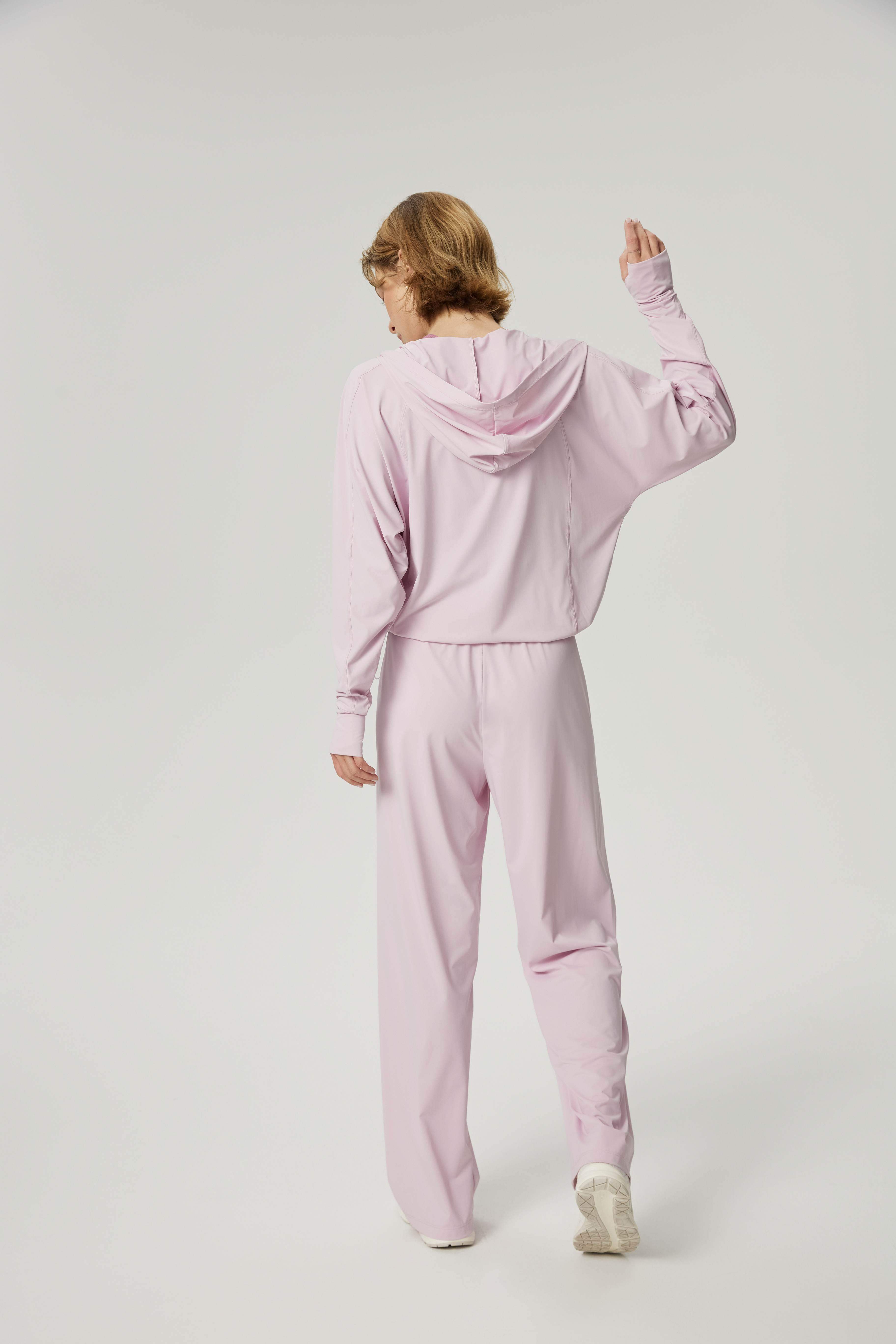 Hose mit hoher Taille und weitem Bein