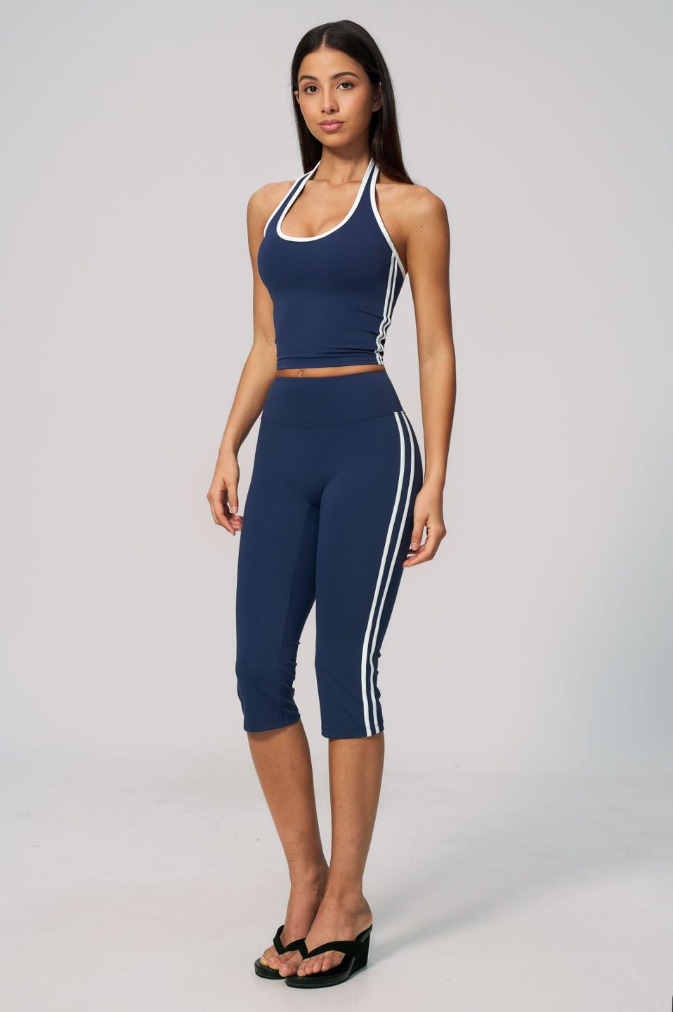Halter Neck Capri Pants