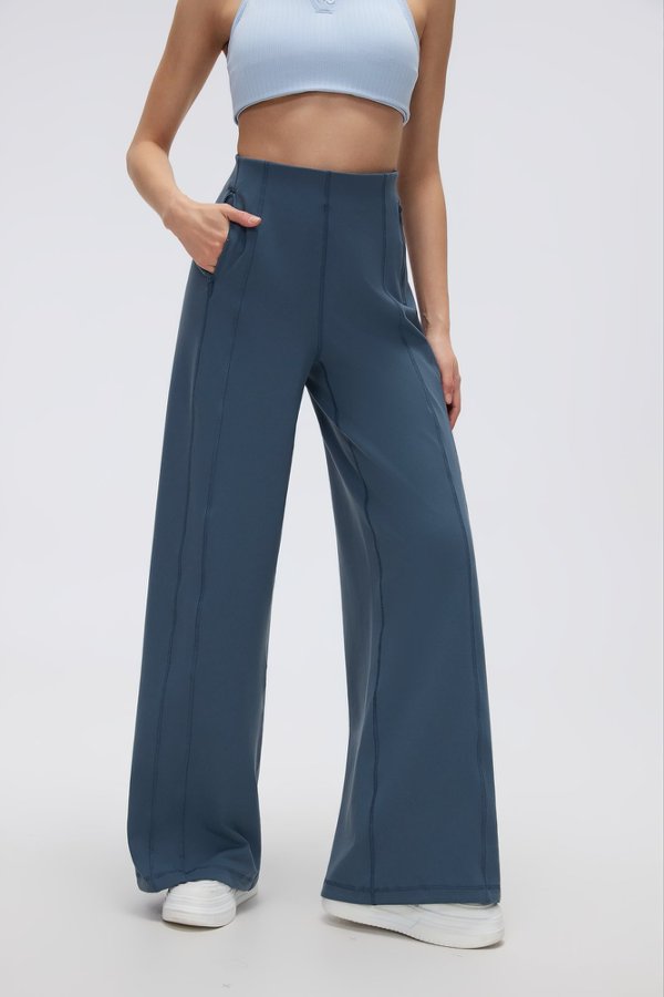 Women's High-Rise Wide-Leg Trousers
