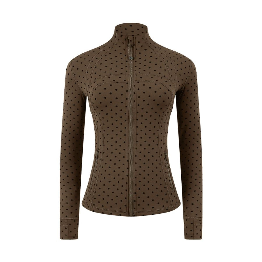 Women's Polka Dot Slim-fit Jacket