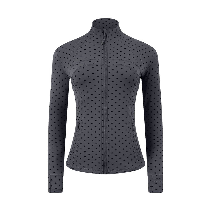 Women's Polka Dot Slim-fit Jacket