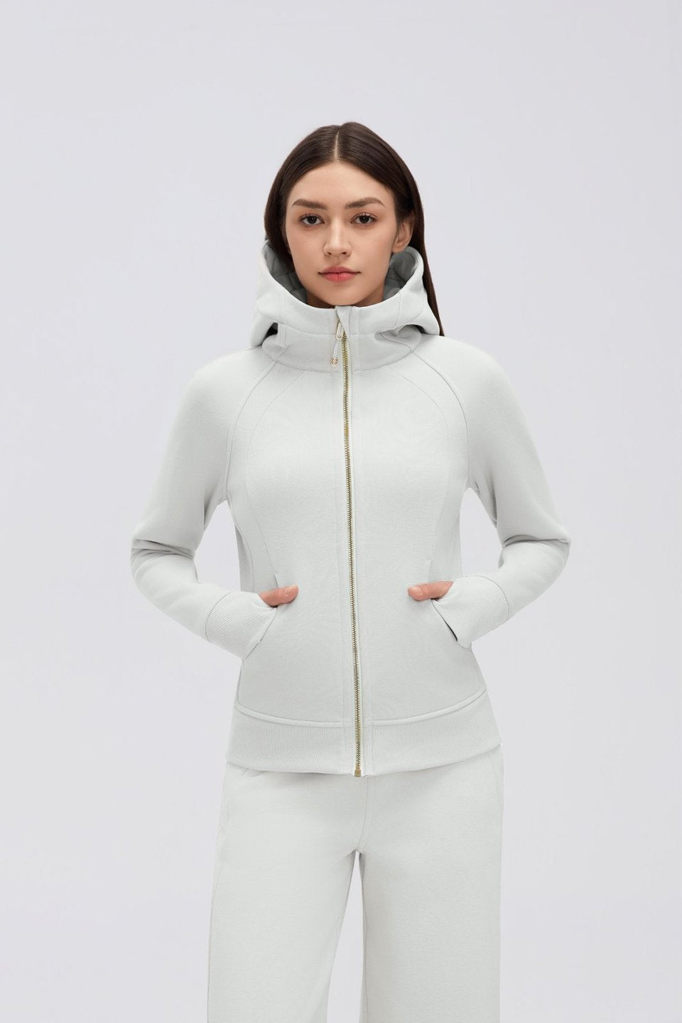 Women's Fleece-Lined Windproof Winter Sports Jacket