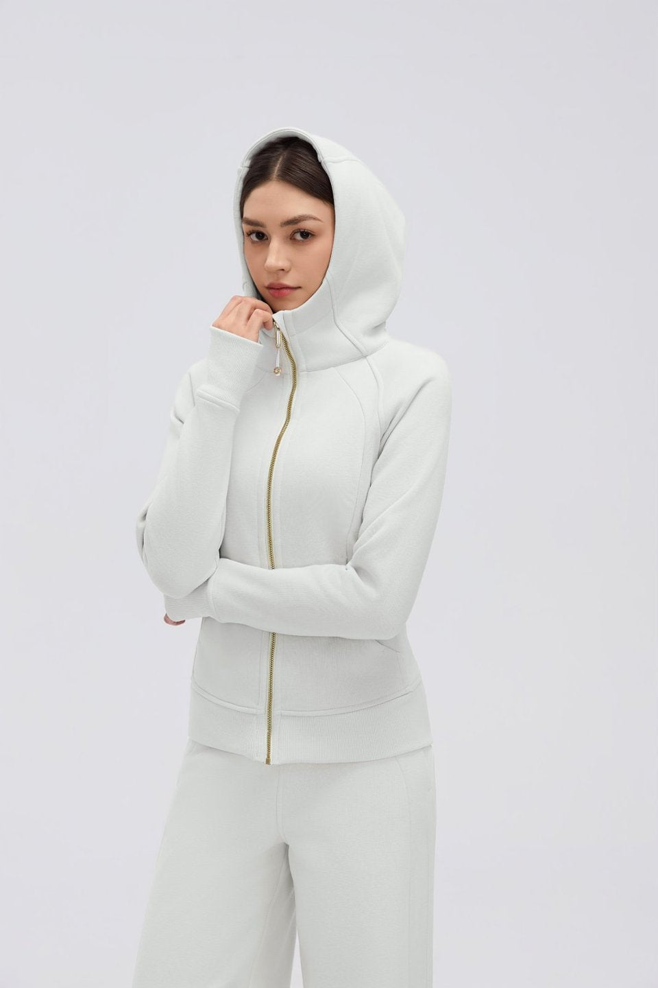 Women's Fleece-Lined Windproof Winter Sports Jacket