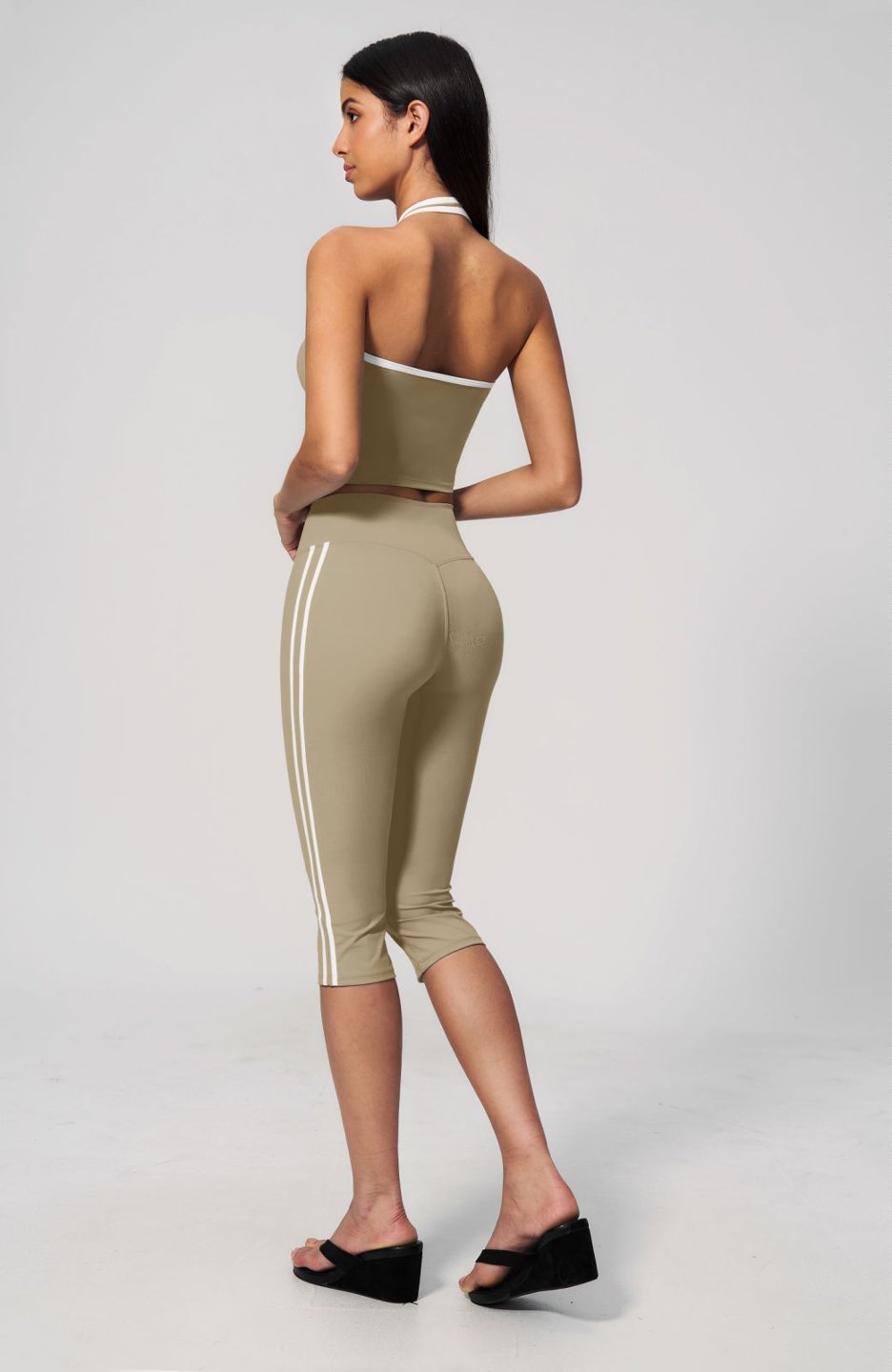 Halter Neck Capri Pants