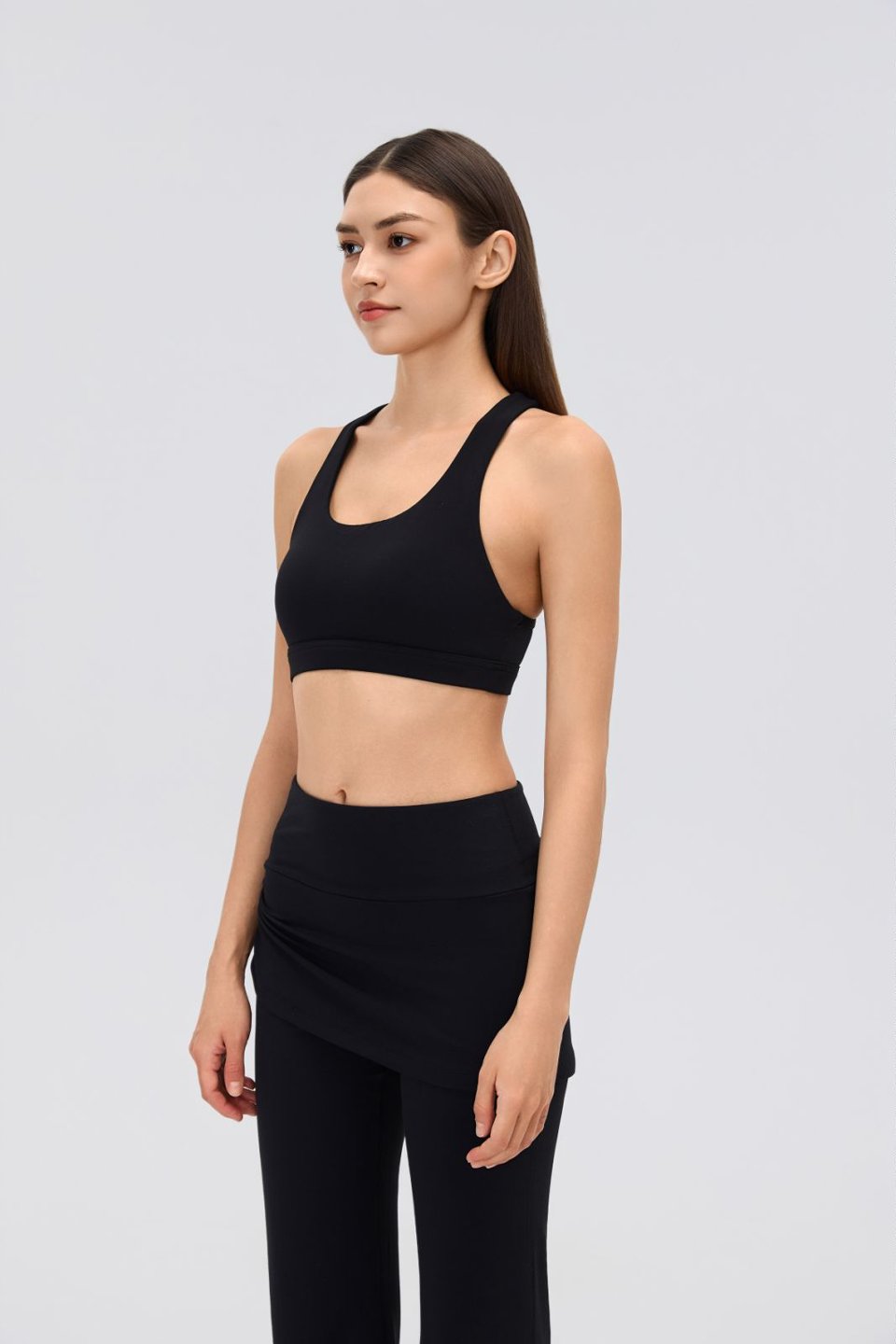 Women's Sports Bra and Flare Leggings Set
