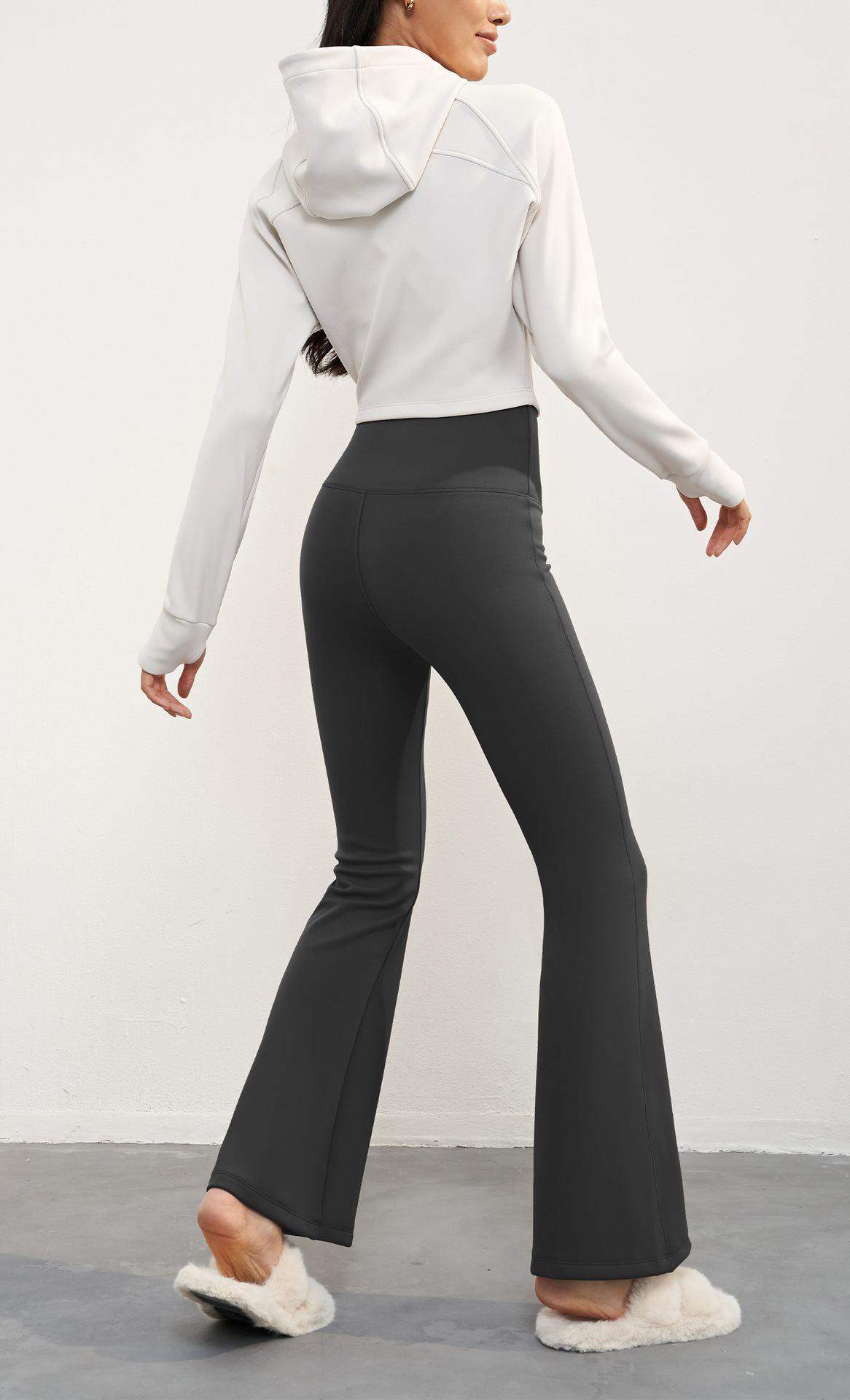 Flare-Leggings mit Fleece-Futter