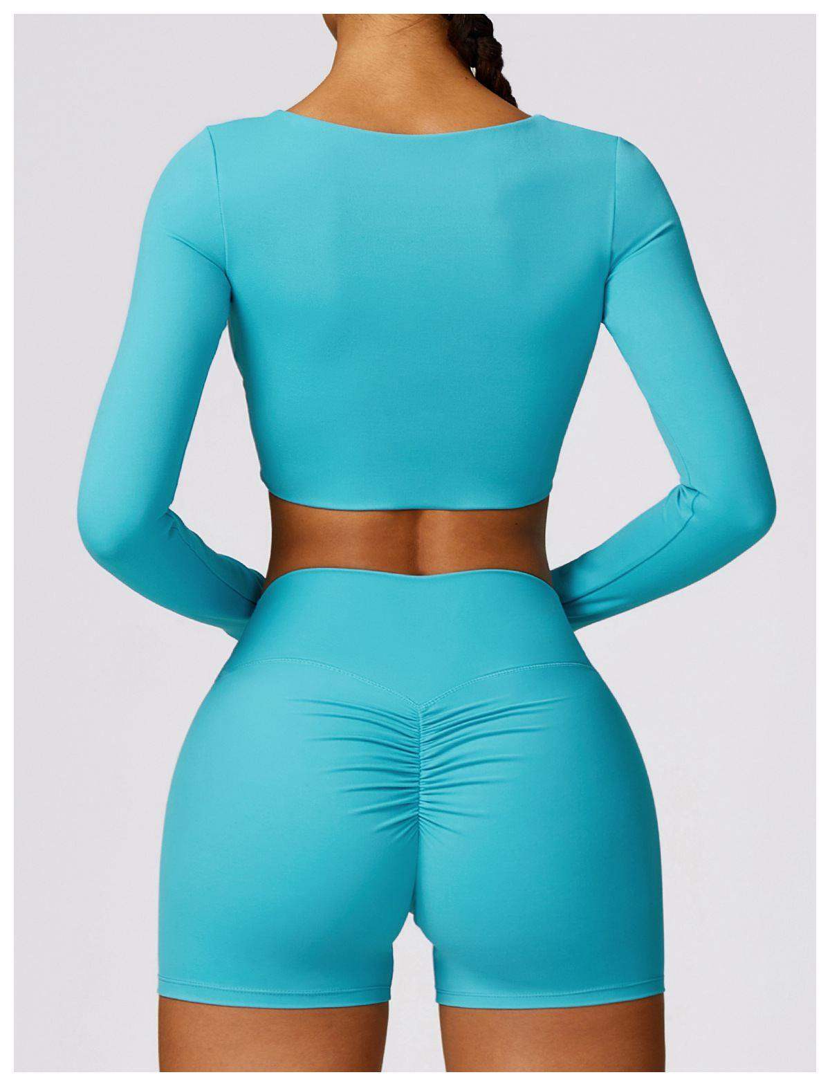 Langärmliges Sporttop