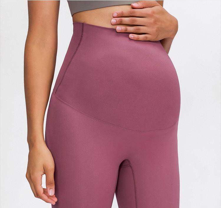 Yoga-Leggings zum Umziehen mit hohem Bund und Bauchwickel