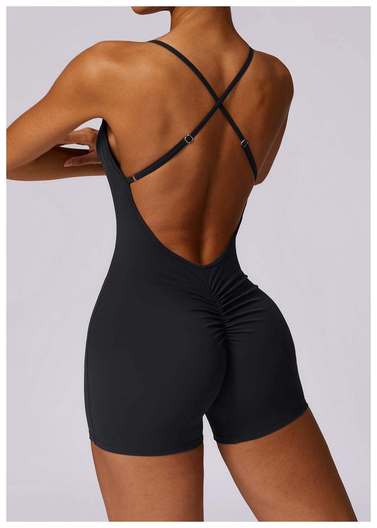 Schnelltrocknender nahtloser Sport-Bodysuit