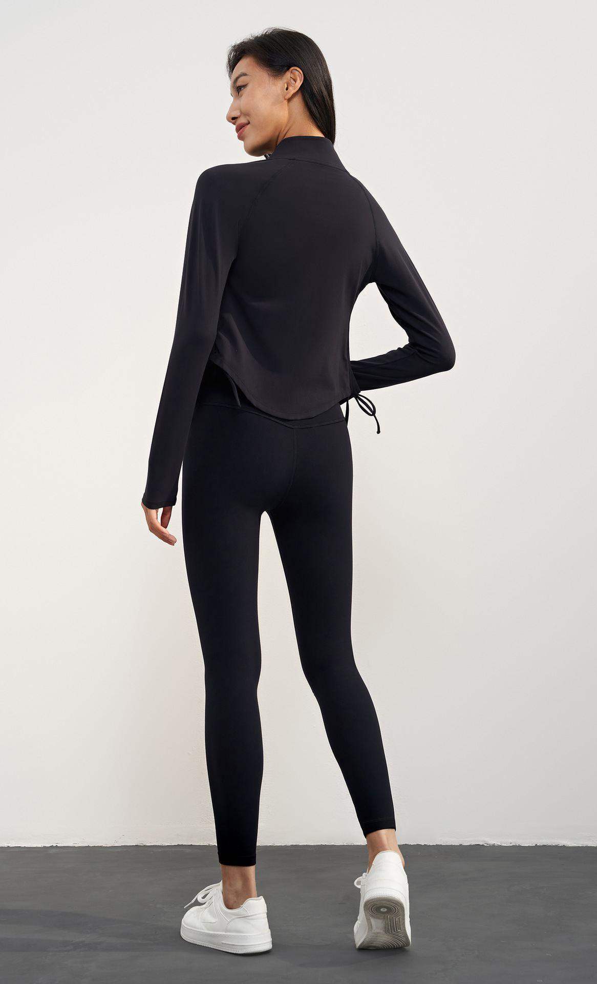 Nahtlose Leggings mit hoher Taille in Einheitsgröße