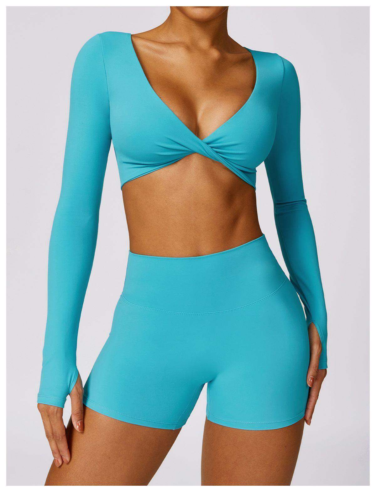 Langärmliges Sporttop